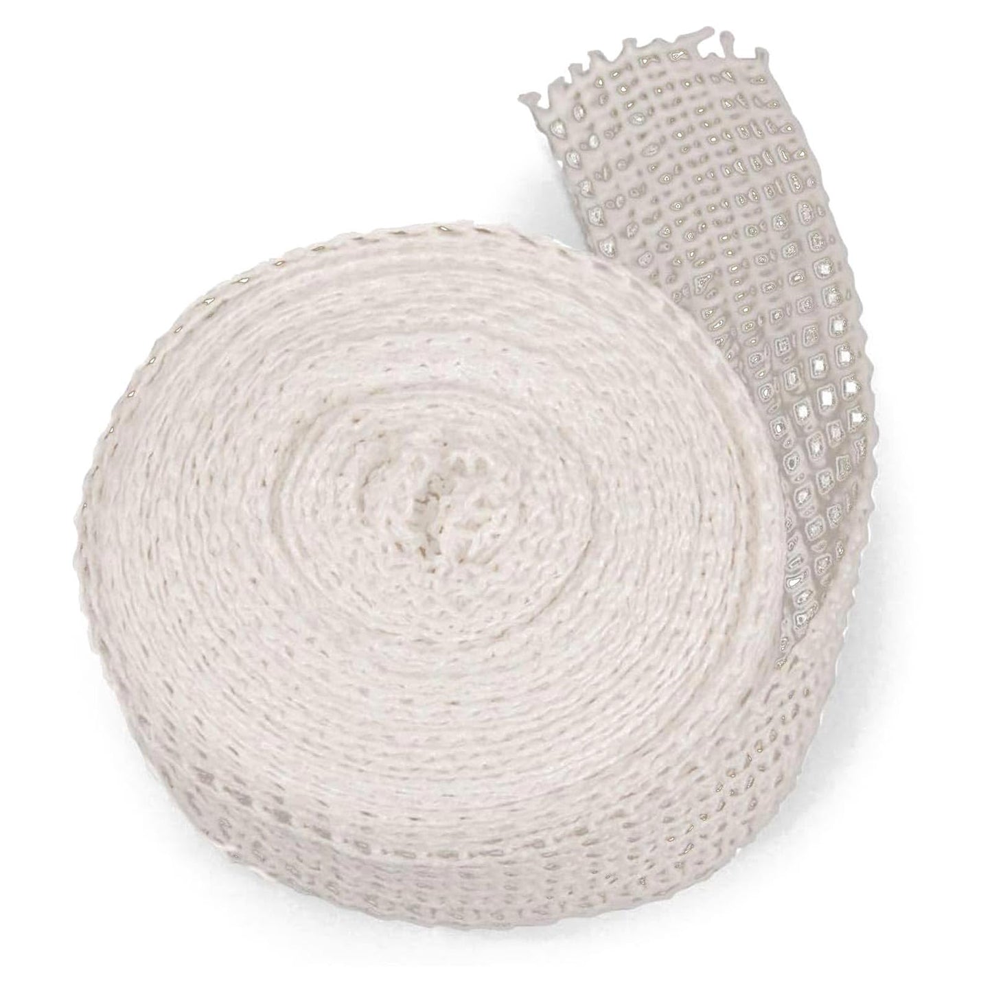 The Sausage Maker® 50ft Meat Netting Roll Size 32, Elastic Butchers Twine Cooking String Food Net For Large Roasts, Turkey, Strip Loins, USA Made, BPA Free Stretchable Poly-Cotton Mesh, 9" Dia