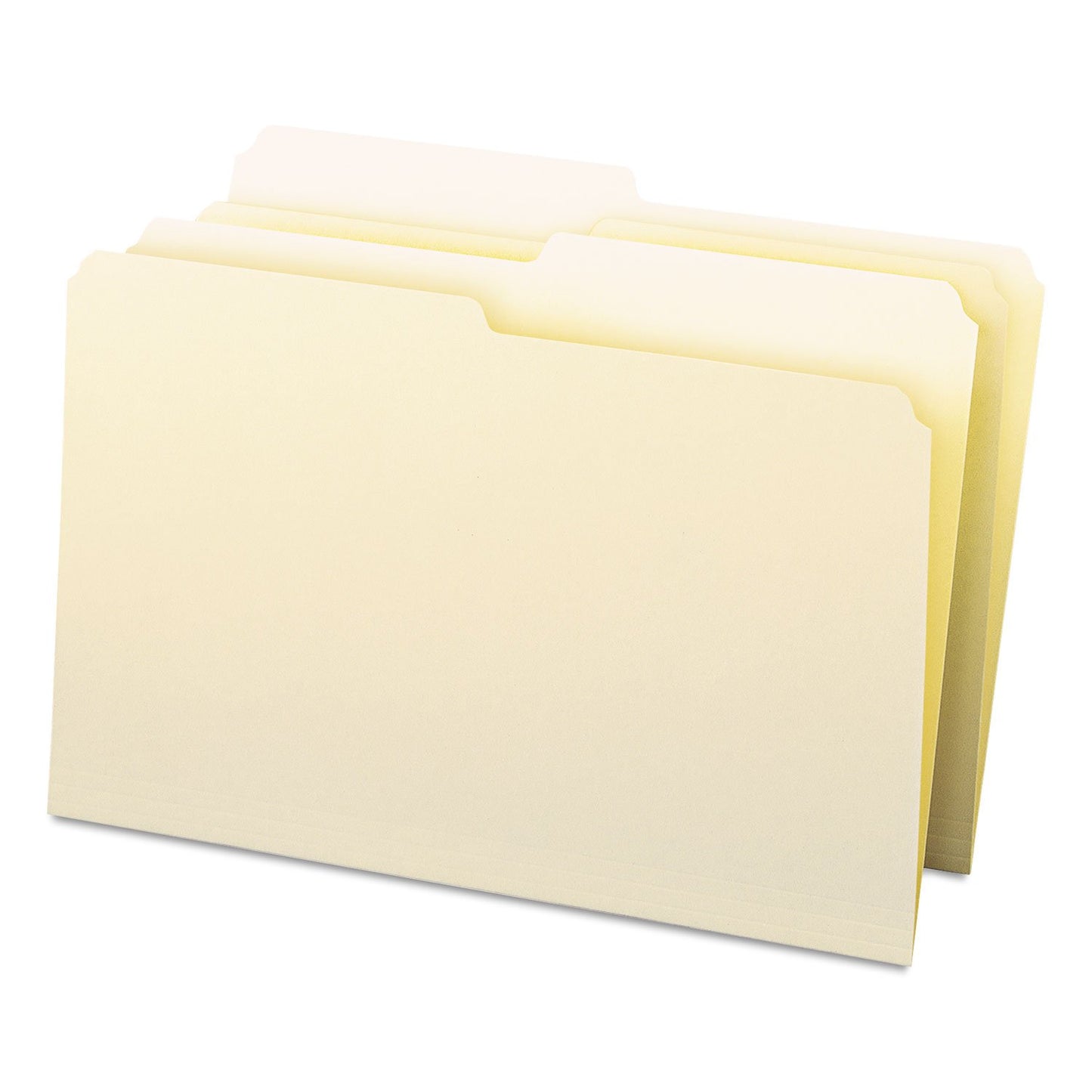 Smead File Folder, 1/2-Cut Tab, Assorted Positions, Legal Size, Manila, 100 per Box (15320)