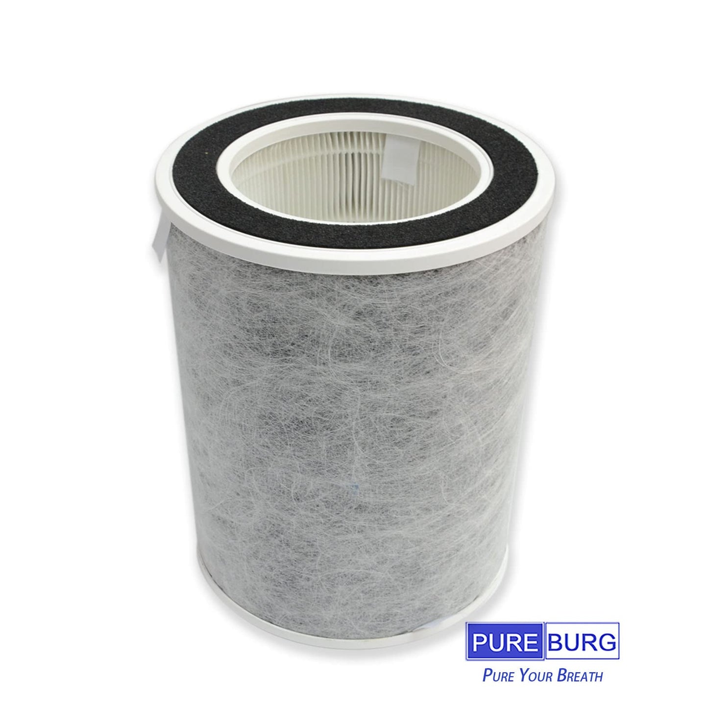 PUREBURG Replacement Filter Compatible with Shark HP200 HP201 HP202 UA205 HP300 HP301 HP302 UA205 AP1000 HC501 HC502 HC505 UA505, NeverChange MAX Series Air Purifiers