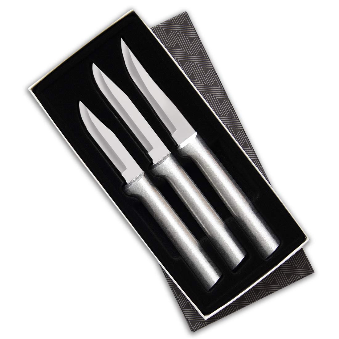 Rada Cutlery Paring Knife Galore Gift Set (S01), 3-Piece Knife Set, Stainless Steel Blades, Sliver Handle