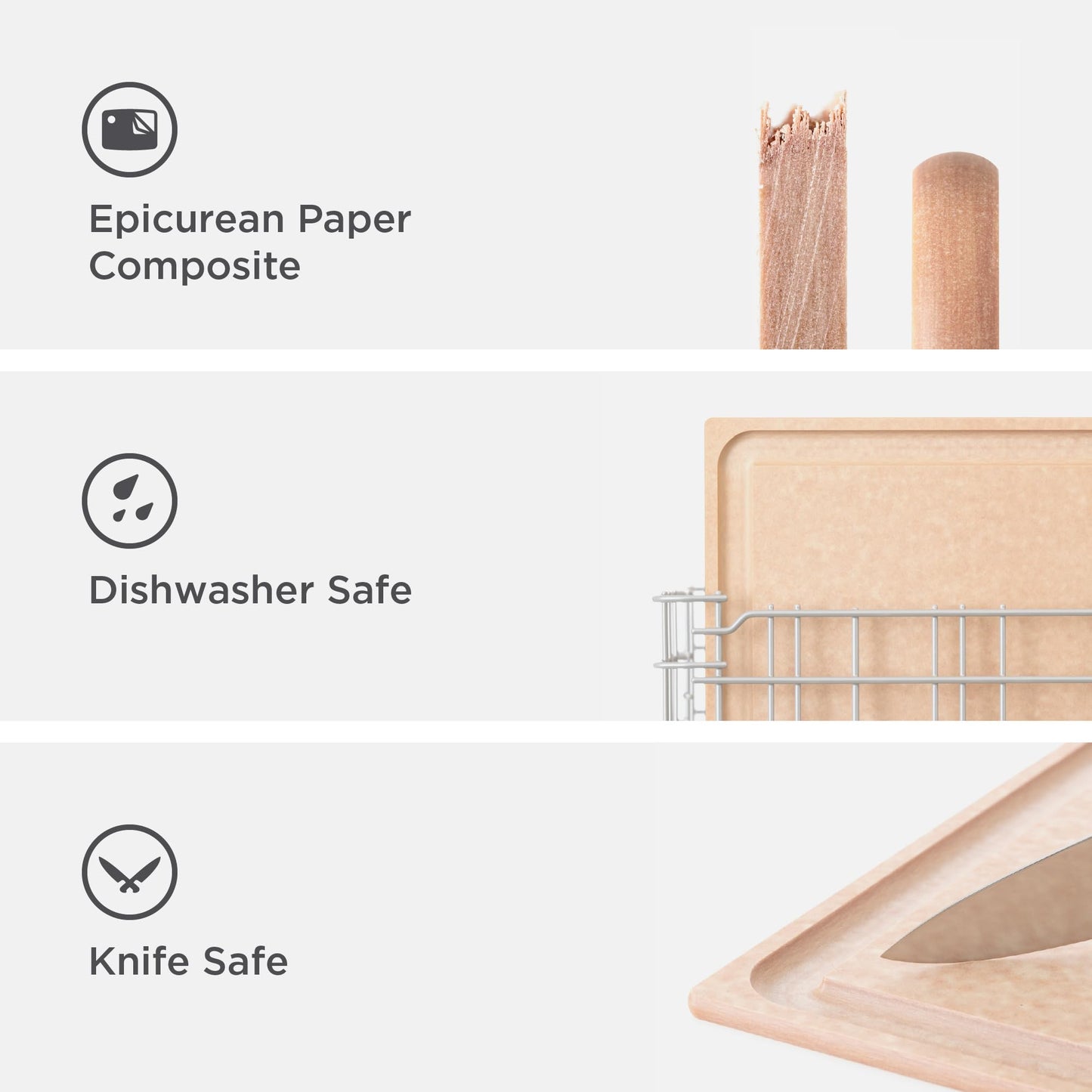 Epicurean BBQ Board 14.5 x 11.25, Natural