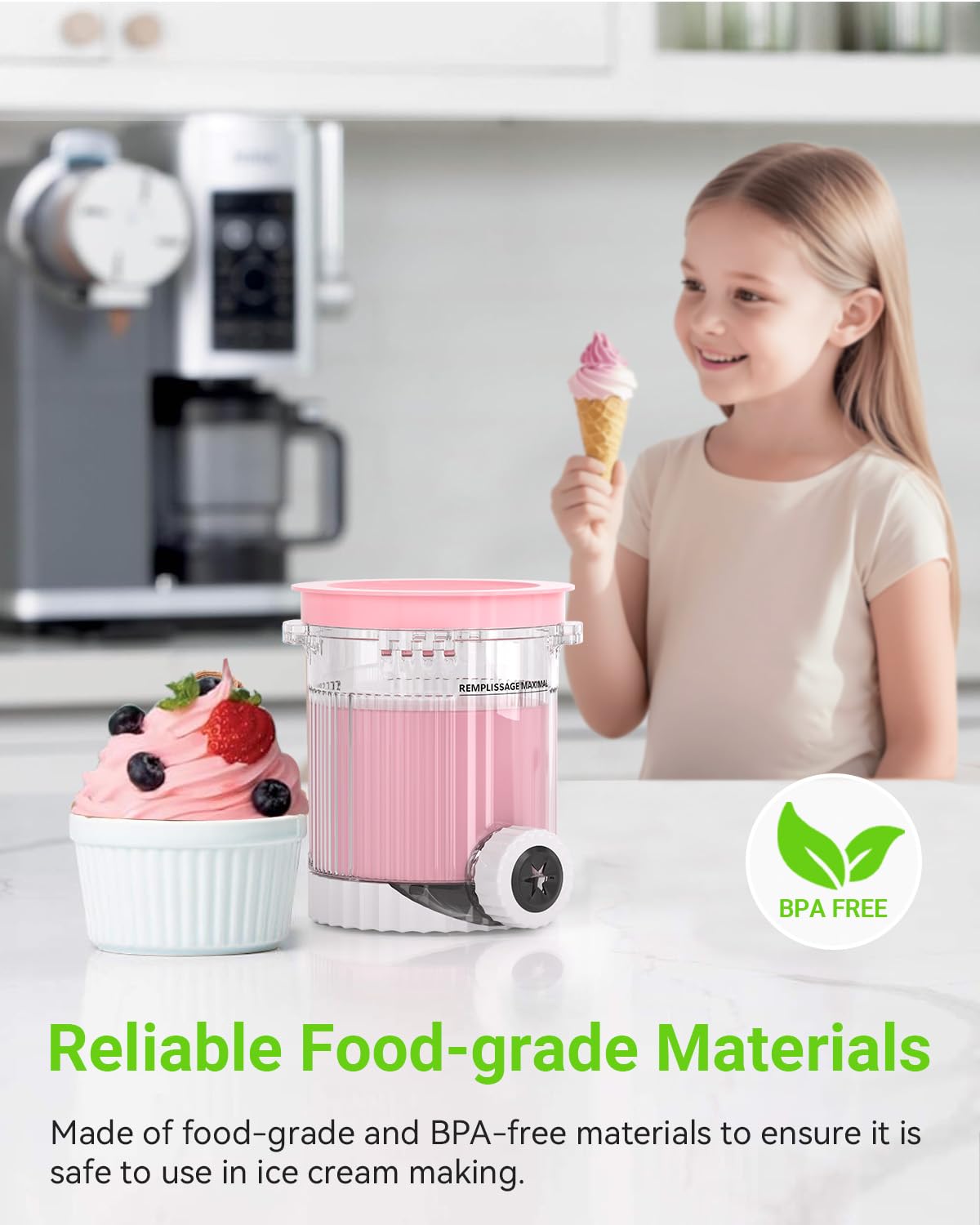 Mbetter 4 Pack for Ninja Creami Swirl Pints and Lids Compatible with Ninja NC700 Series, NC701, NC701C, Creami Containers for Swirl Ice Cream & Soft Serve Makers, BPA-Free, Dishwasher Safe, colorful