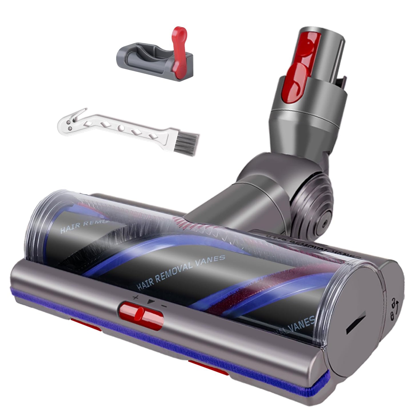 Klypticfit High Torque Cleaner Head Replacement Compatible with Dyson V11 V10 V15 Cordless Vacuums, Anti-Tangle Motorized Floor Brush Attachment (Part 970100-05) with Adjustable Suction, 9.8 in
