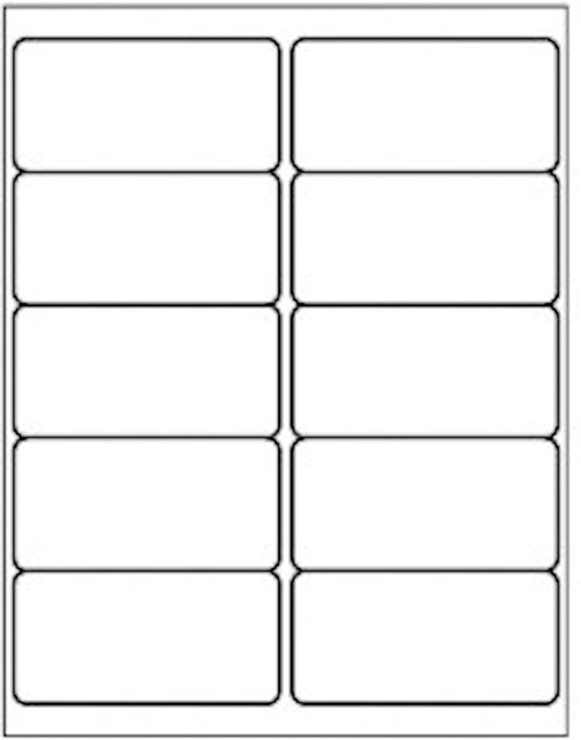 10 Up - 500 Sheets Shipping Address Labels - 2" x 4" - Total 5000 Labels