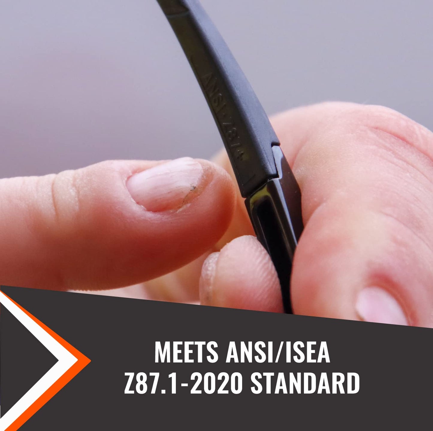 Malta Dynamics APEX Safety Glasses – Construction Safety Glasses for Men and Women with Anti Scratch and Anti Fog Protection, ISEA & ANSI Z87 Compliant (Clear, 12 Pairs)