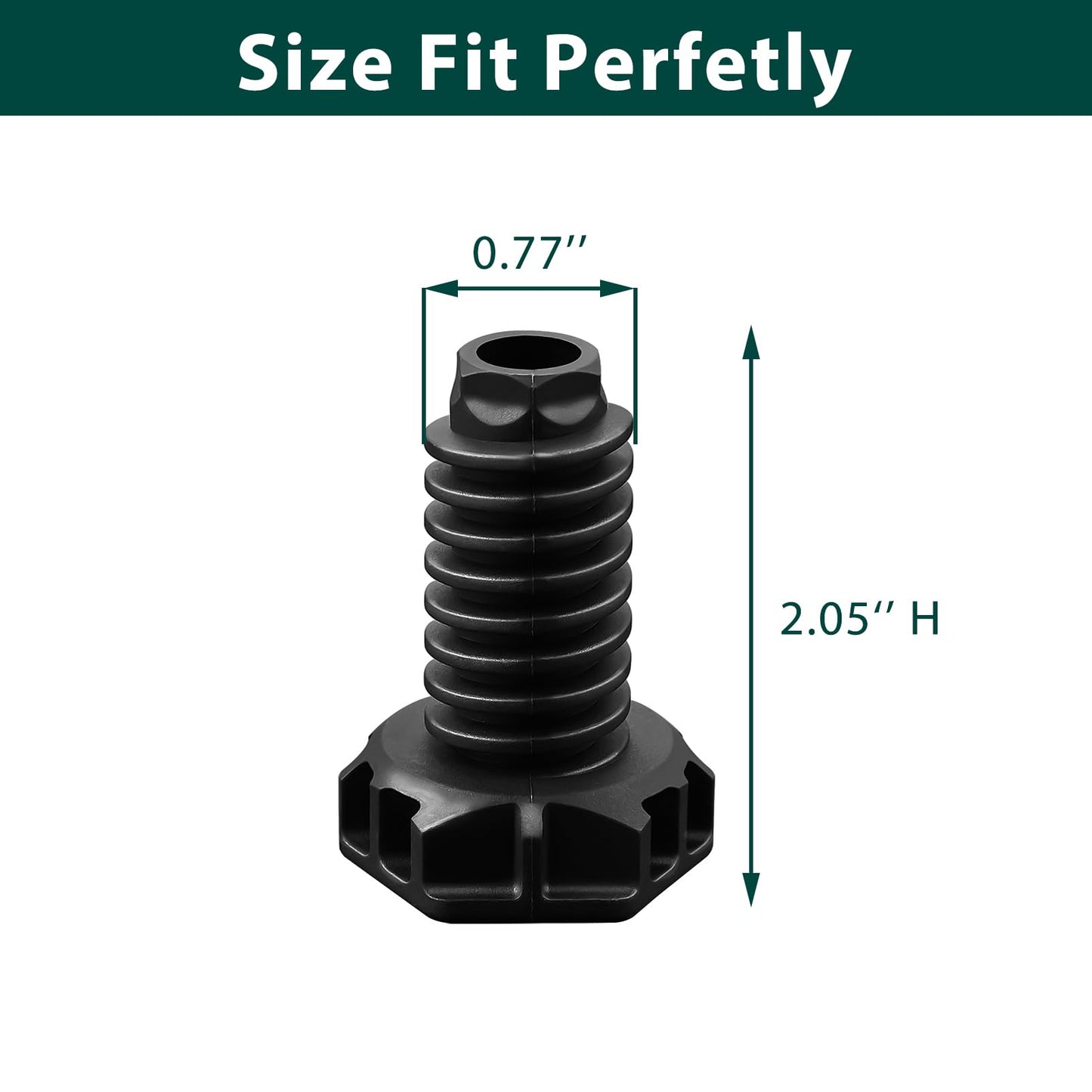 216396900 Leveling Legs Replacement Parts for Frigidaire Adjustable Feet Adjustable Legs Chest Freezer Legs Refrigerator Leveling Feet Kenmore Electrolux Gibson Dryer Feet Adjustable Foot 4 Pcs