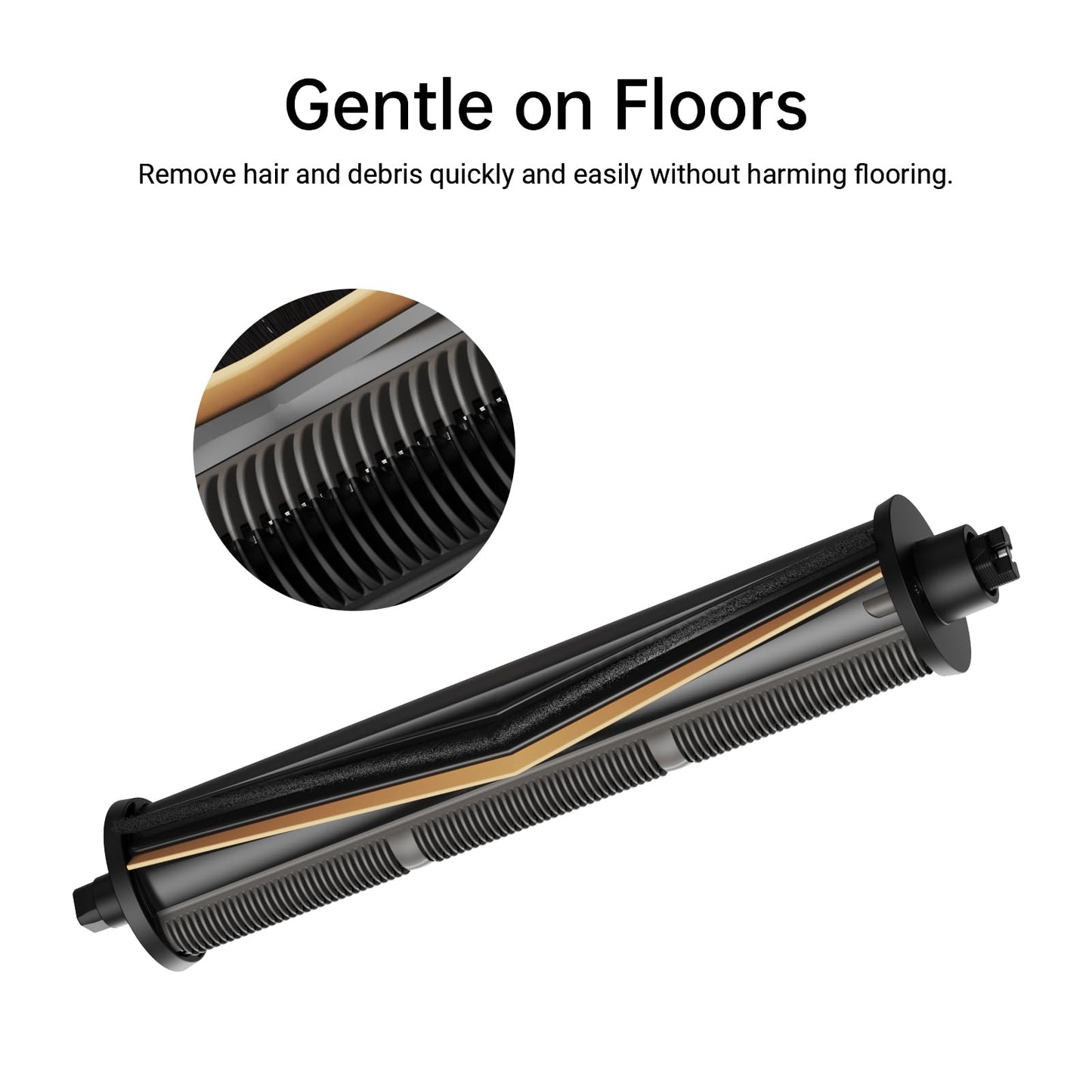 DREAME TriCut Brush Compatible with L10s Ultra/L20 Ultra/L10s Pro Ultra/X30 Ultra/X40 Ultra/L30 Ultra/L40 Ultra/X40 Master/L10s Ultra Gen 2, Ideal for Pet Hair, Carpet and Hard Floor