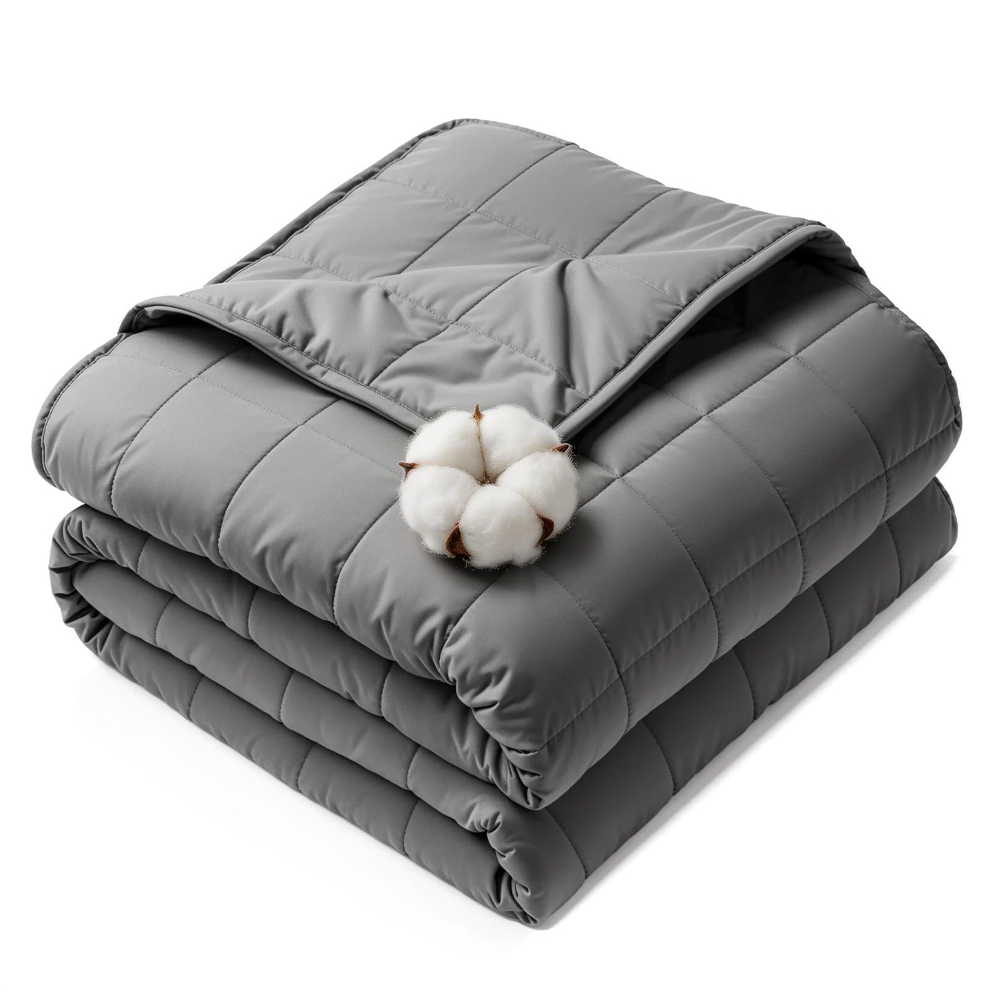 HCOIW Weighted Blankets for Adults - 15lbs,60” x 80”Queen Size Heavy Blanket for Sleeping, Machine Washable, Soft and Breathable Cooling Blanket with Premium Glass Bead,All-Season