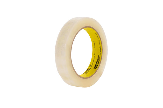 3M Scotch Light Duty Packaging Tape 600 Clear High Clarity, 3/4 in x 72 yd
