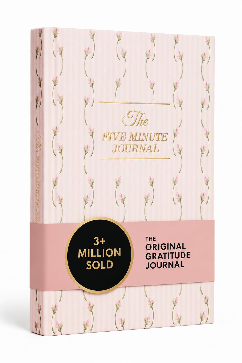 Ditsy Tulip Five Minute Journal, Daily Gratitude and Self-Reflection Diary