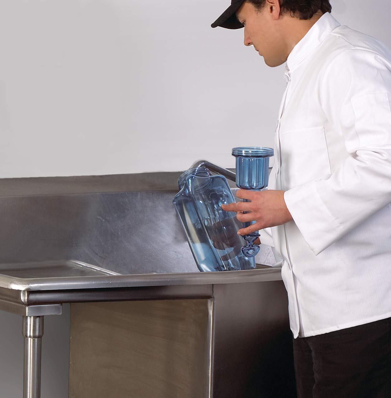 San Jamar Rapi-Kool Cold Paddle – Ice Wand for Cooling Soups and Hot Liquids in Restaurants and Kitchens, Durable Polycarbonate Design with Integrated Cooling Fins, 64 Ounces (Set of 2)