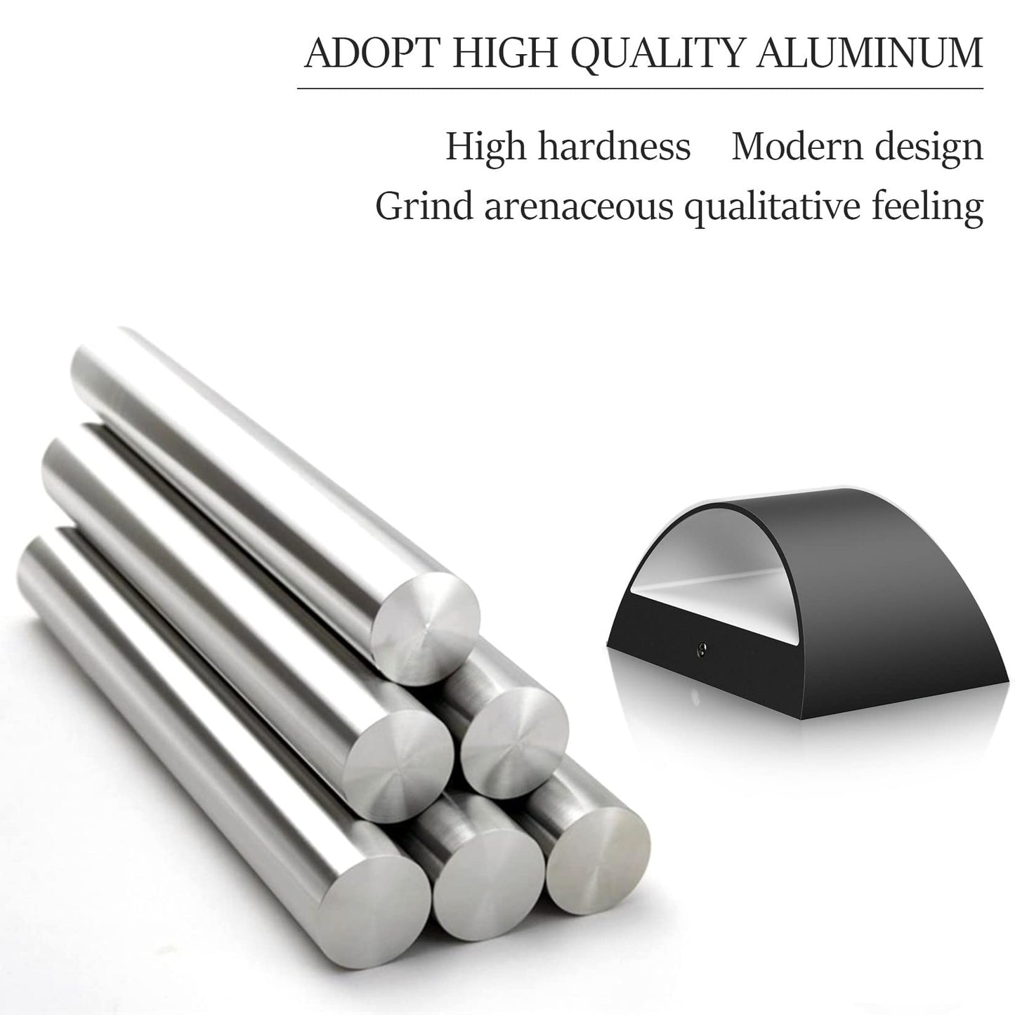 Aipsun Black Modern LED Wall Sconce Indoor Wall Lights 1 Pack Hardwired Up and Down Wall Mount Light for Living Room Bedroom Hallway Corridor Conservatory Warm White 3000K(with G9 Bulbs)
