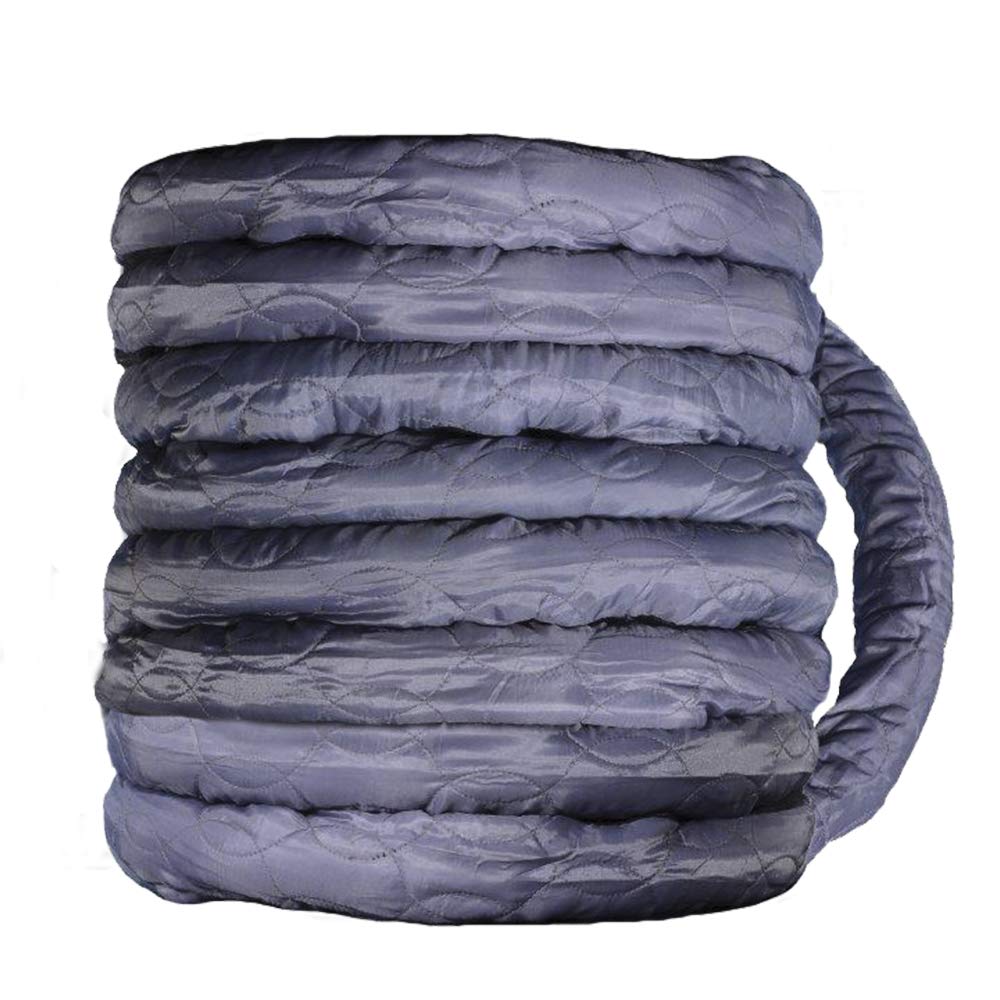OVO Universal Padded Cover, Fits All 40 to 42 ft Central Vacuum Hose, Machine Washable, Easy to Install with Zipper, Grey