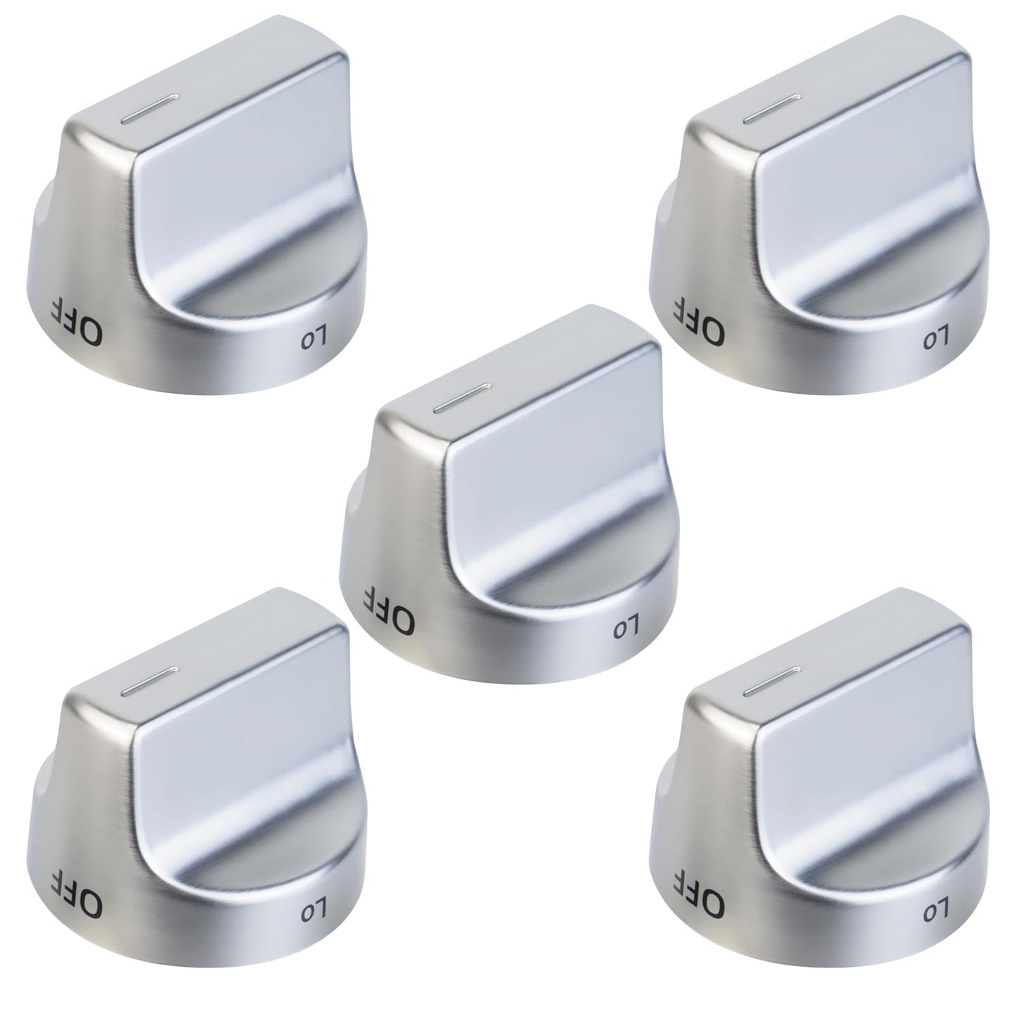 Upgraded W11239985 for Whirlpool Stove Knobs Replacement,W11239985 Whirlpool Gas Stove Oven Knobs W10850015 WFG550S0HZ0 WFG525S0JV0 WFG525S0HZ0 WFG525S0HZ1 W11032553 Range Knob (5pcs)