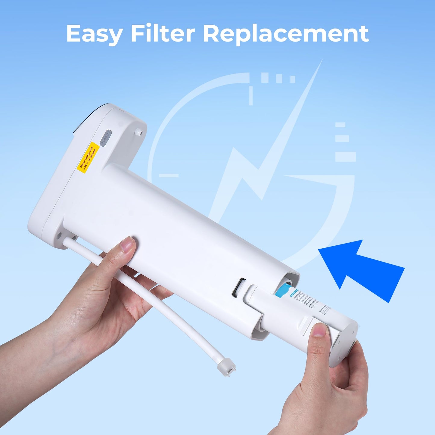 Waterdrop EDFA Alkaline Water Filter Replacement for Waterdrop ED01AW/ED01AB/ED01/ED02/ED04 Rechargeable Electric Pitcher, Improve PH, 3 Months or 200 Gallons, 3 Pack