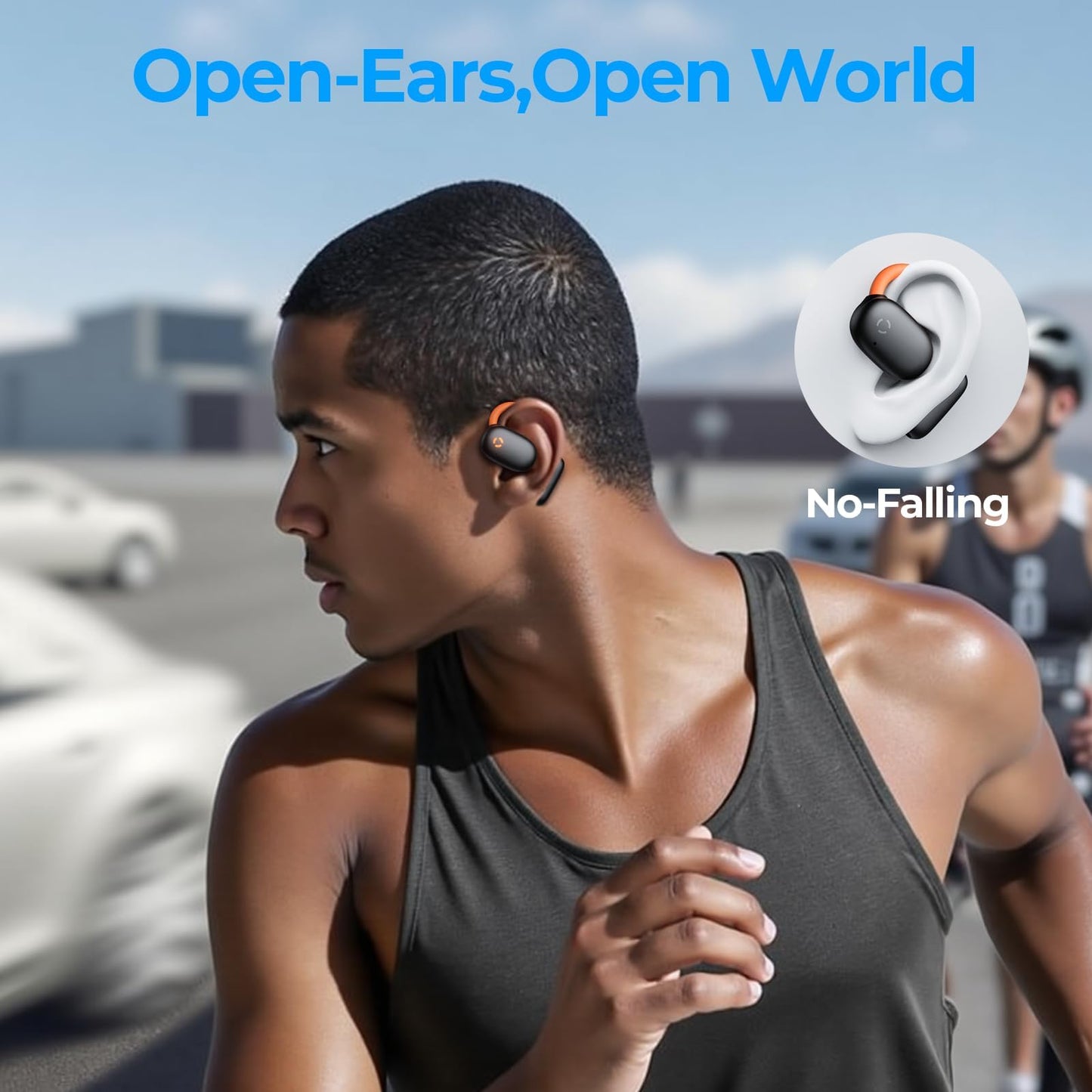 occiam AI Translation Earbuds Real Time, 164 Language Translator Device with No Subscription, Simultaneous Interpretation for Face-to-Face, Photo/Audio/Video Translating Headphone Matte Black
