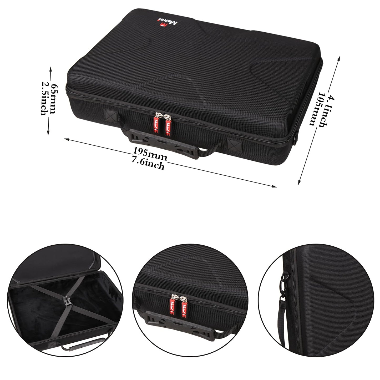 Mchoi Hard Storage Travel Case Compatible with Canon Canoscan Lide 300/400 Slim Scanner, Case Only