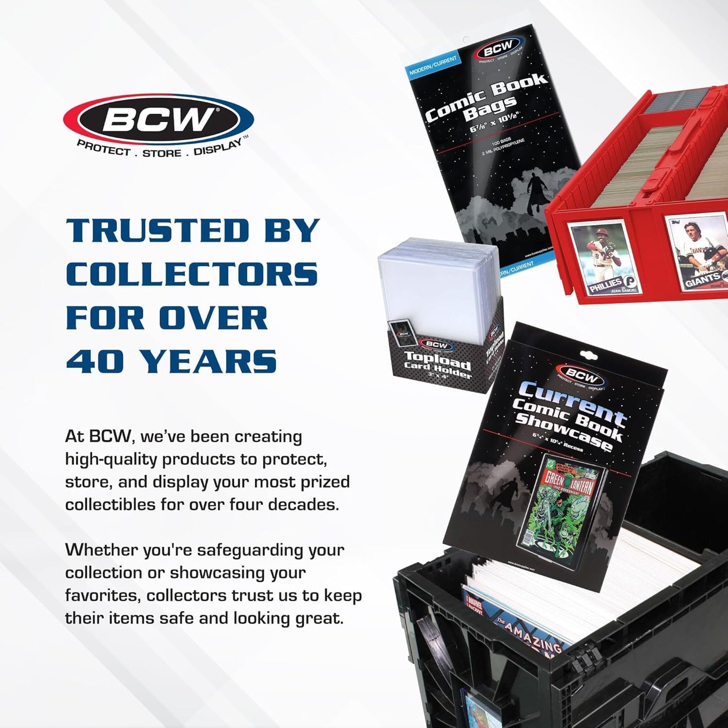 BCW Current Premade Comic Bags & Boards | Preloaded Sleeves & Backer Boards for Modern Comics (100 Pack, Non-Resealable)