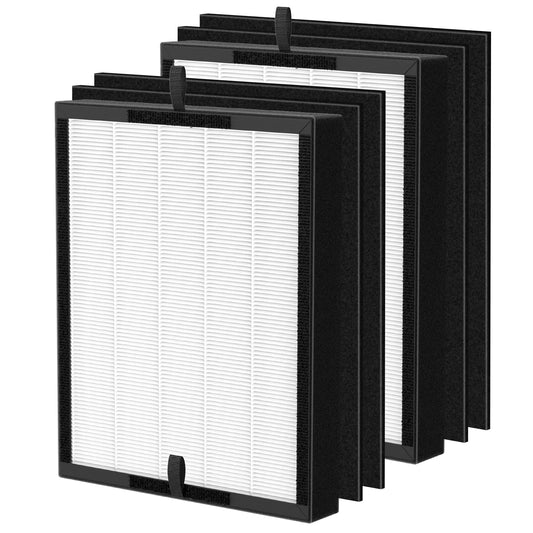 45i Replacement Filter Compatible with Alen BreatheSmart Flex Bh400 & 45i Air Purifier, 3-in-1 45i HEPA Fresh Filter+ Activated Carbon Pre Filter, B4-Pure/ Fl40, 2 Hepa+4 Carbon Filter