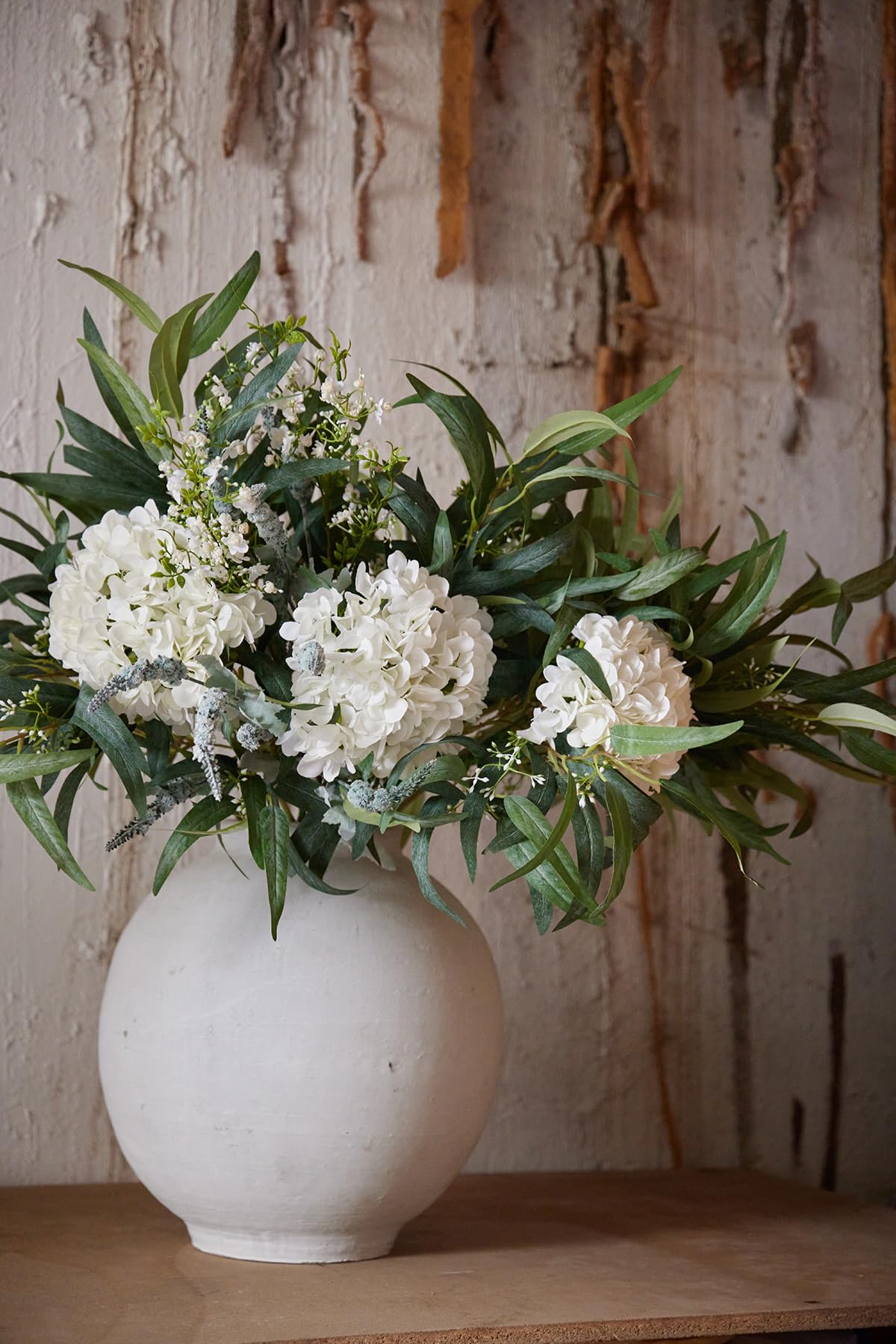 MISSPIN Artificial Flowers with Greenery Stems Faux Plants Indoor Branches for Tall Vase Ultra-Realistic, 13 Pcs Wedding Centerpieces, Home Decor & DIY Bouquets