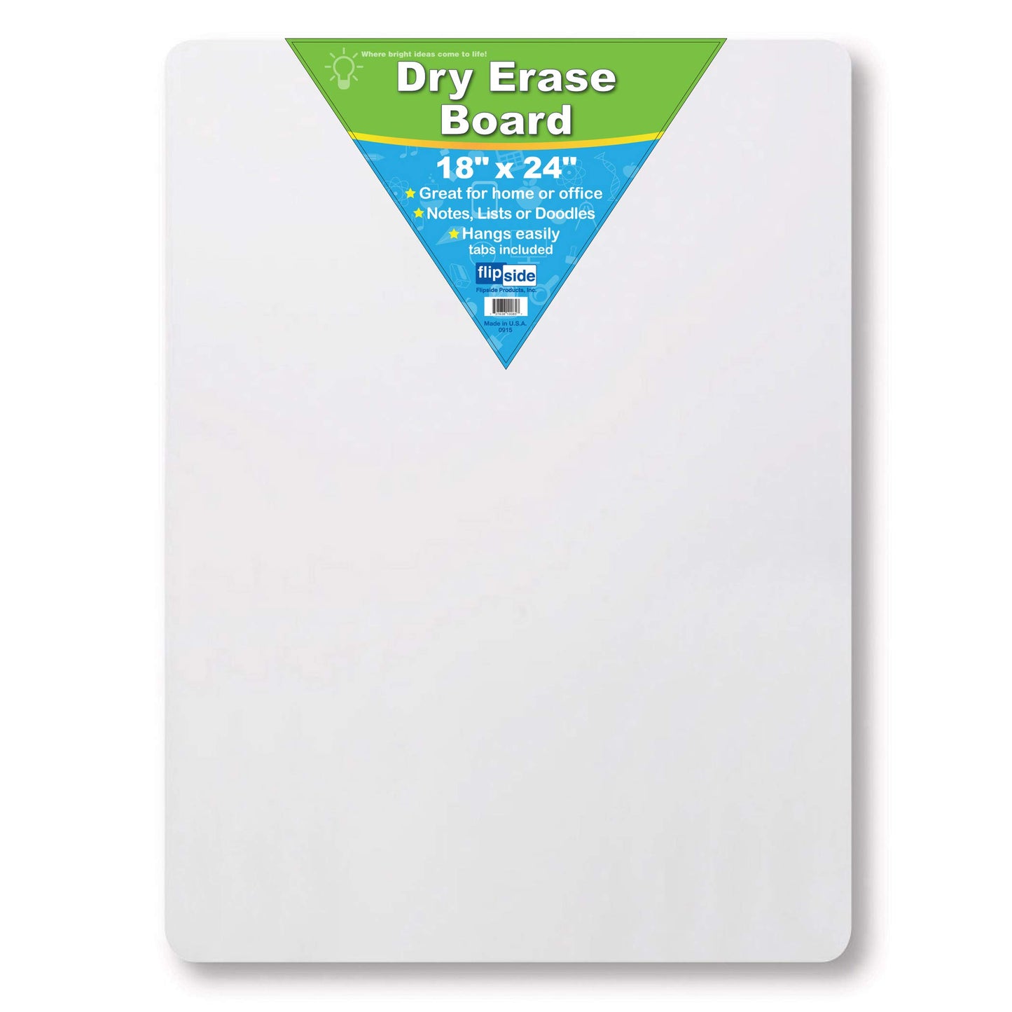 Flipside Products Dry Erase Board, Minimalist, 18" x 24", Pack of 3