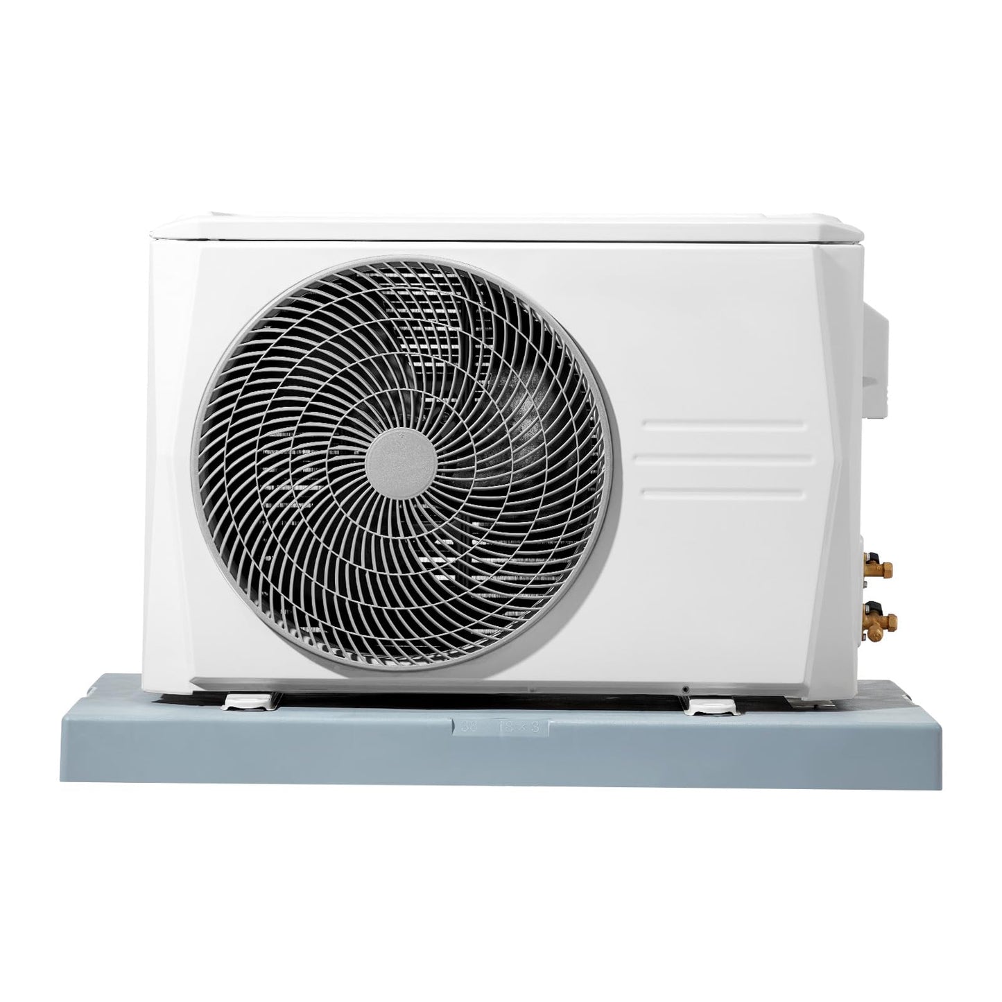 VEVOR Mini Split Pad, for 9000-36000BTU Ductless Air Conditioner Heat Pump Systems, 38 x 18 x 3 inch Plastic Outdoor Condenser Equipment Anti-Vibration Pads for Heat Pump System, Max Load 400 lbs