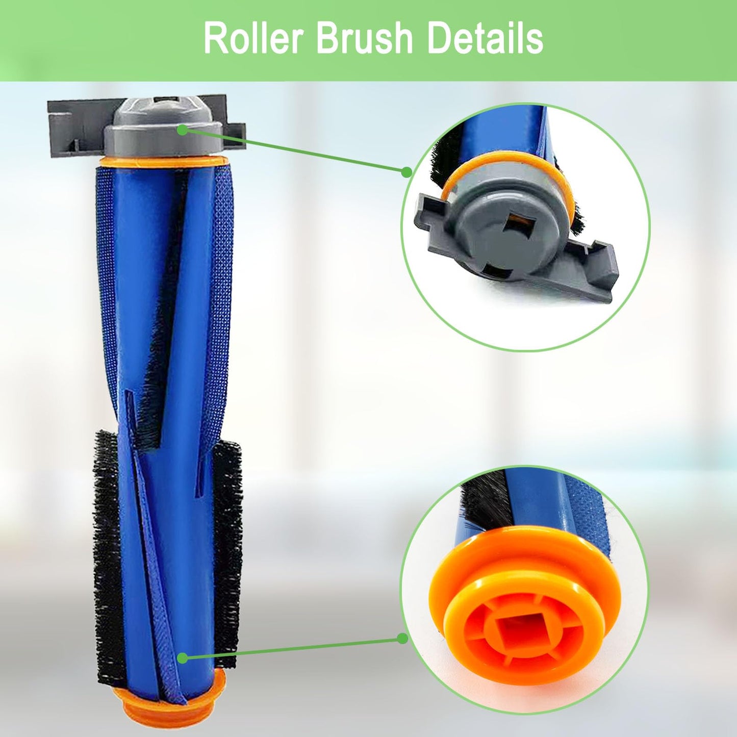 RV2310AE Replacement Parts for Shark AV2310AE RV2310AE RV2320S UR2350AE RV2300S Matrix Robot Vacuum Cleaner 2 Main Brush Roller 2 Sets Foam Filters 3 Filters 8 Side Brushes (Not For RV2300)
