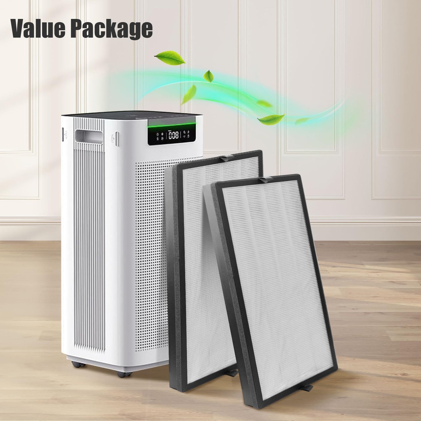 SAKEGDY JF888 Air Filters Replacement Compatible with jafanda jf888 Air Cleaner Purifier 2 Pack