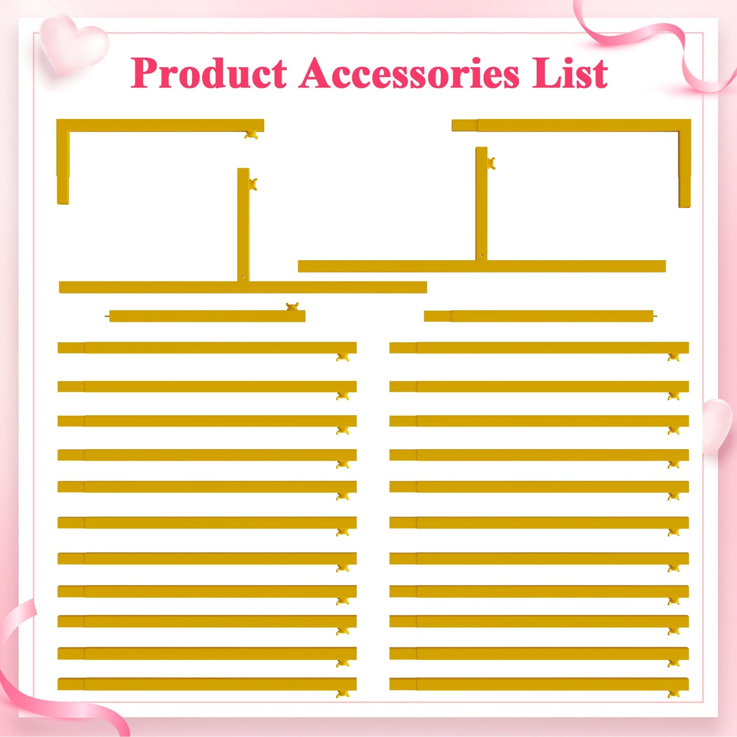 Wokceer Wedding Arch Backdrop Stand Square 8 x 8 FT Wedding Arches for Ceremony Metal Balloon Arch Frame for Wedding Birthday Party Garden Arbor Anniversary Event Decor
