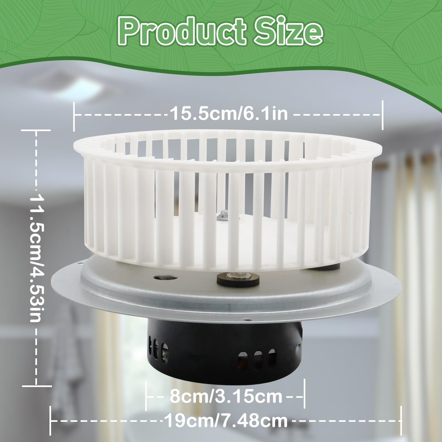 0696B000 Motor Assembly for NuTone QT100 and QT110 Series Fan,Motor Replacement for Nutone QT-110N-B QT-100L QT110N,JA2C394N for Nutone 0696B000 Bathroom Fan Replacement