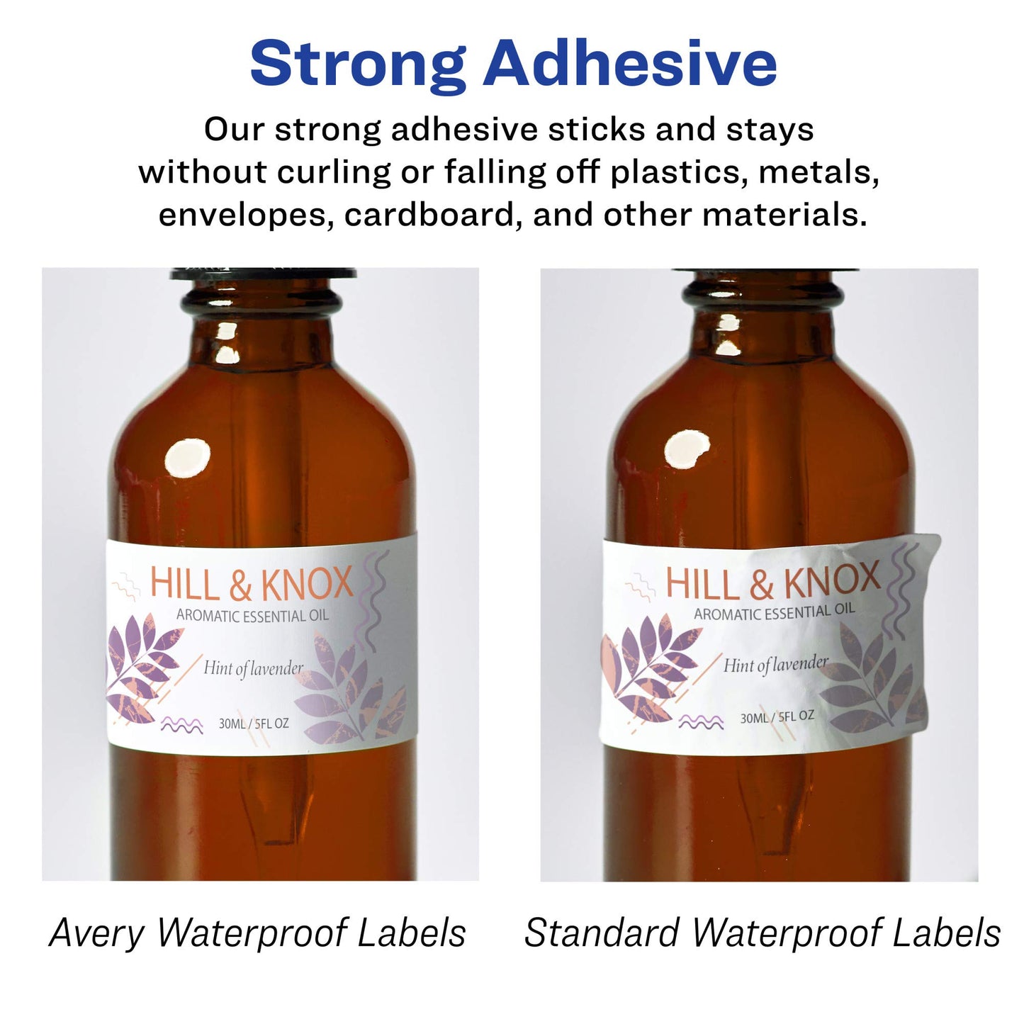 Avery Printable Durable White Rectangle Labels, Sure Feed Technology, 1" x 4", Waterproof Labels, Laser & Pigment-Based Inkjet Compatible, 1000 Total, Great for Product Branding, Marketing, and More
