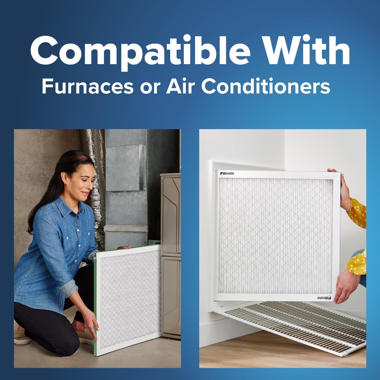 Filtrete 14x25x1 AC Furnace Air Filter, MPR 700, MERV 8, Tough on Pollen, Easy on Airflow, 3-Month Pleated 1-Inch Electrostatic Air Cleaning Filter, 2-Pack (Actual Size 13.81 x 24.81 x 0.81 in)