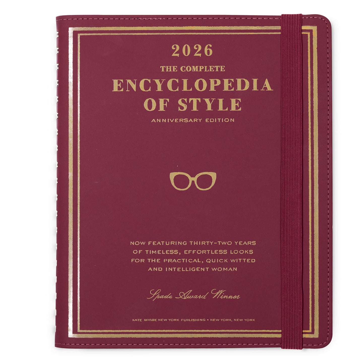kate spade new york 2026 Large Weekly & Monthly Planner, 12 Month Soft Cover Agenda Dated January 2026-December 2026, Cute Planner with Stickers & Spiral Binding (Encyclopedia of Style)