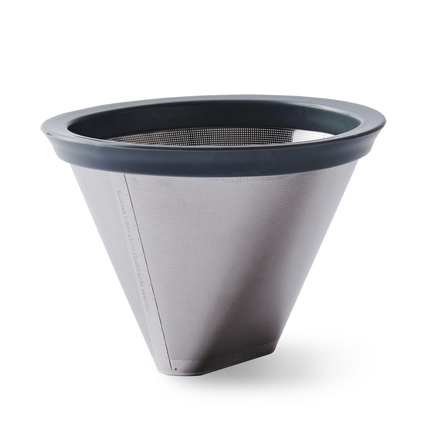 Able NUMBER FOUR: Precision Reusable Coffee Filters, Durable Metal Coffee Filter Compatible with Any Number 4 Brew Basket, Brewing System Accessory, Optimizes Extraction, Reduces Sediment, Pack of 1