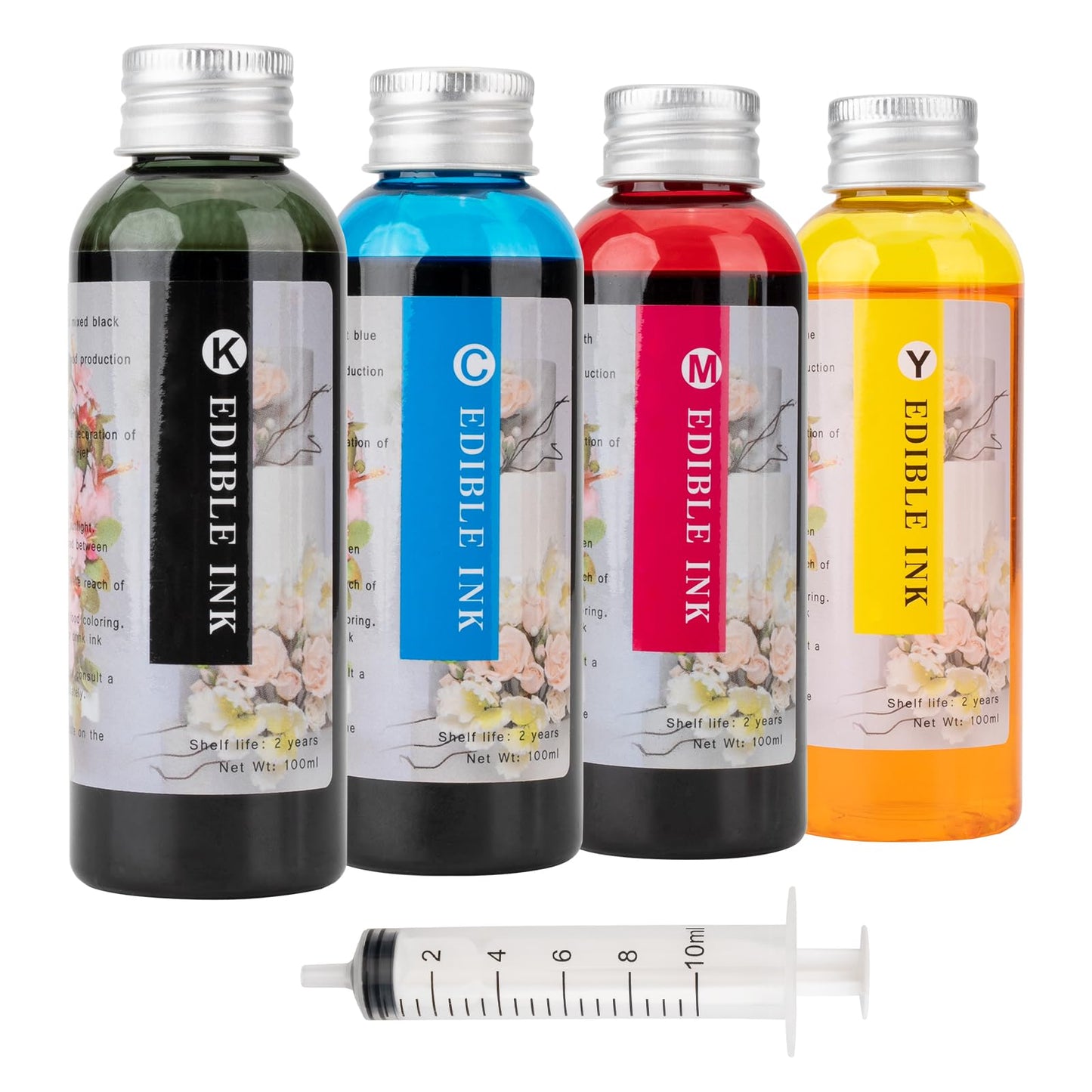 SGeepinkf 4 Packs Ink Refill Kit Compatible for 280XL 281XL 270XL 271XL 250XL 251XL, Suitable for PIXMA TS702a TS702 TR8620a IX6820 TR8622a TR6320, BK C Y M 100ML/Bottle