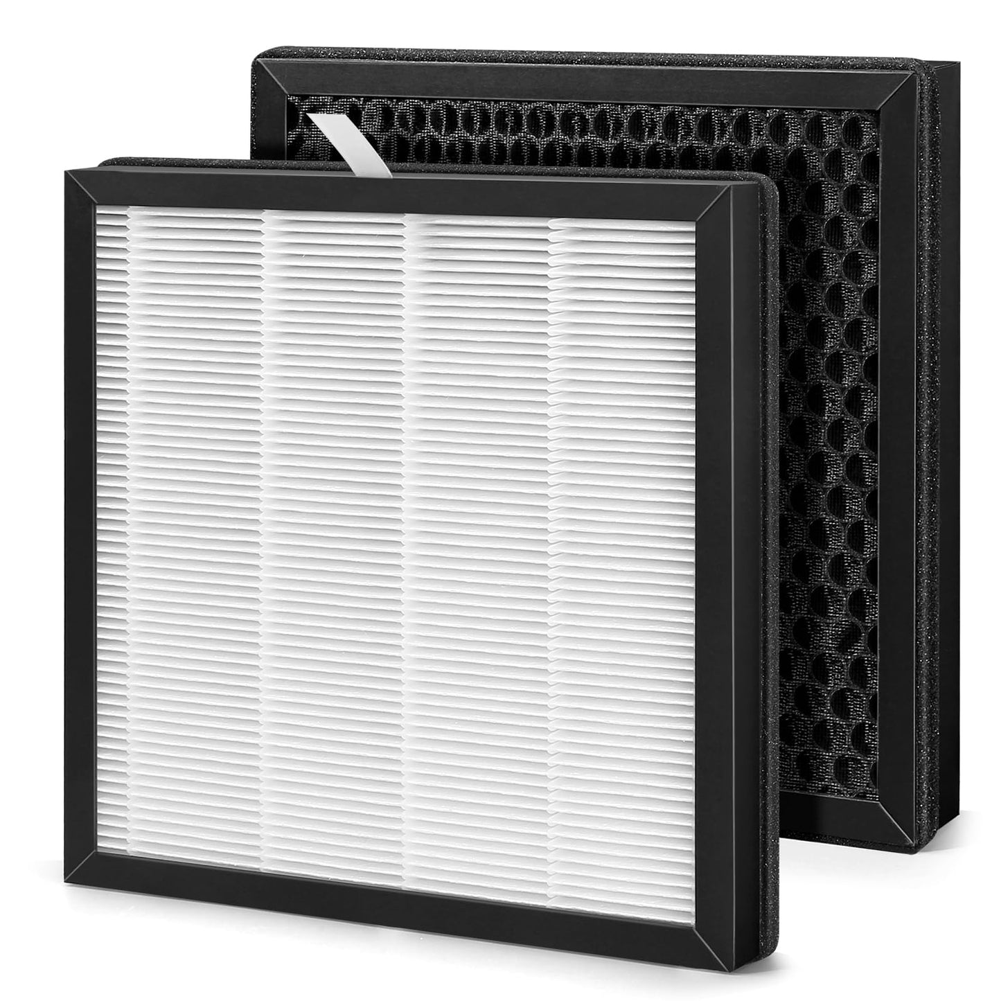 2 Pack AH300 Replacement Filter Compatible with Boneco Models: H300, H400 Air Purifier and W200 Hybrid Humidifier HEPA Activated Carbon Filter Upgrade