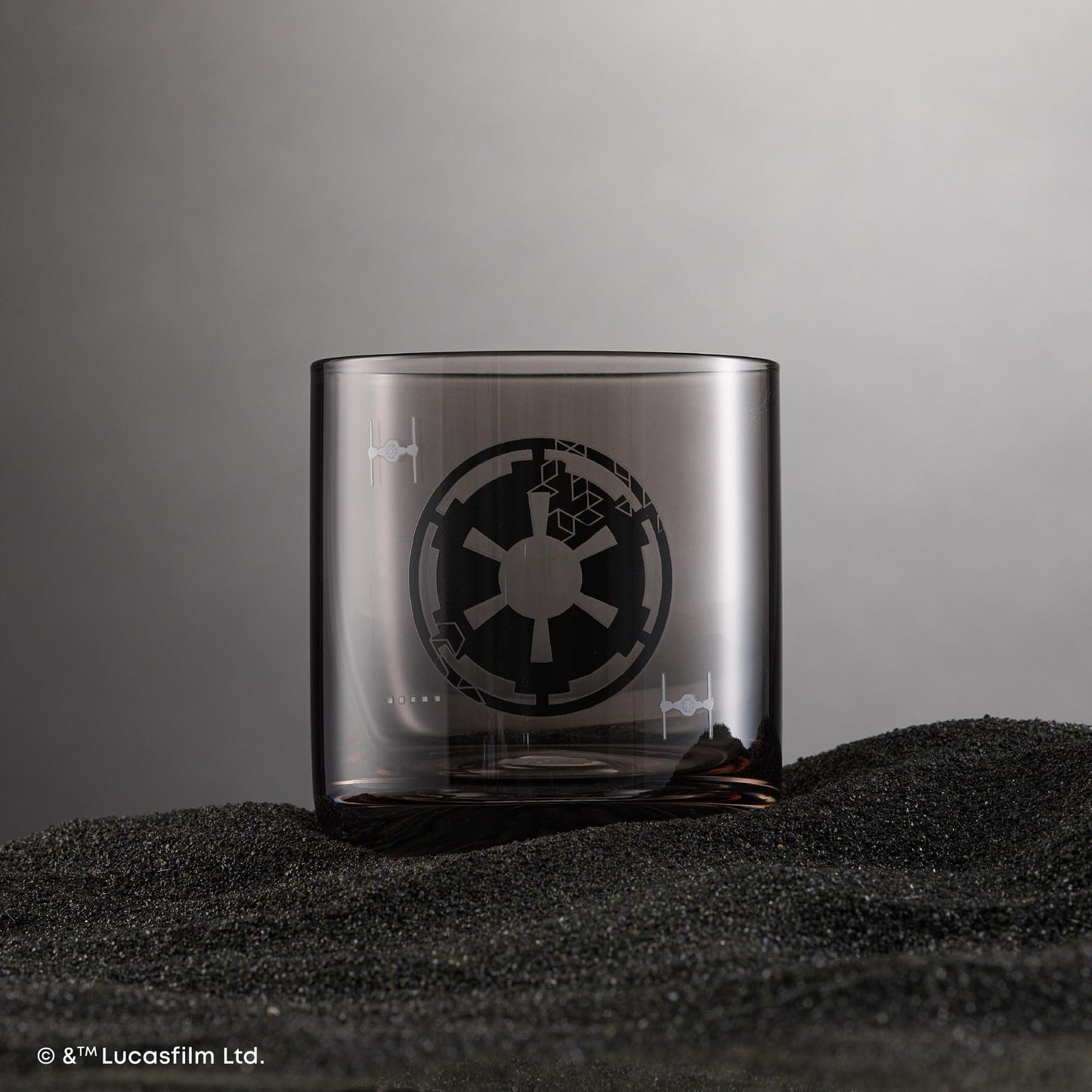 JoyJolt Star Wars Galactic Icons Short Drinking Glasses Set of 4, 10oz Glass Tumbler Cup Set, Kitchen Glasses Set, Colored Collectible Glassware, Star Wars Gifts