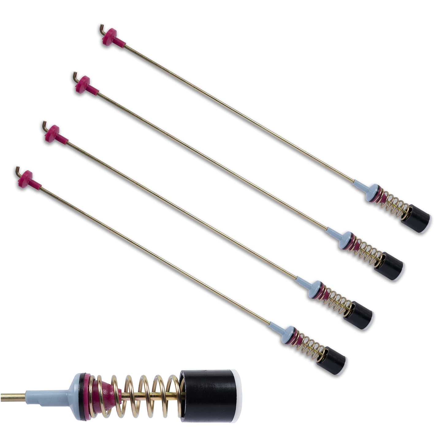 4PC Washer Suspension Rod Damper Replaces For Samsung WA400PJHDWR/AA WA45H7000AW/A2 WA40J3000AW/A2 WA40J3000AW/AA WA45T3400AP WA422PRHDWR/AA WA456DRHDWR/AA WA45H7000AP/A2 WA45H7000AW/AA WA45H7200AW/A2