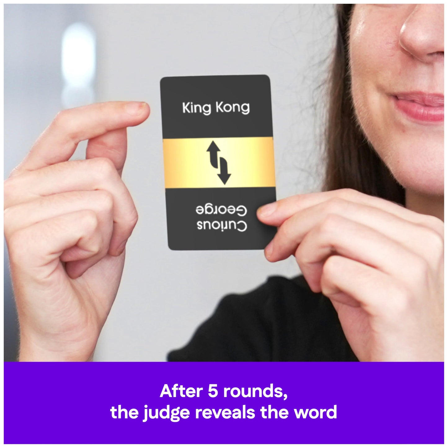 Spin Master Games, Hard to Get, Find the Secret Word Clue Card Game with Hilarious & Challenging Prompts, Easy Indoor Activity, 2-10 Players, Ages 14 & Up