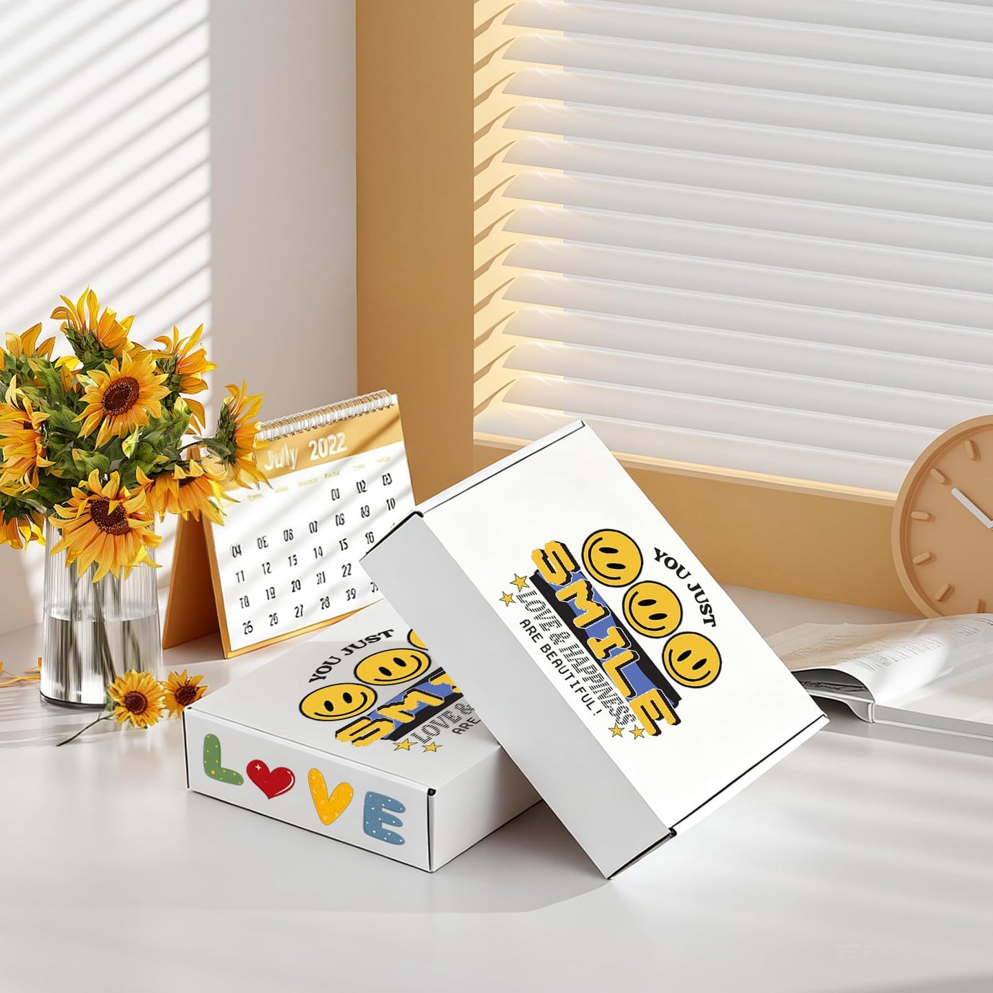 Hguba 12x9x4 Inches Shipping Boxes Set of 25, White Corrugated Cardboard Boxes, Mailer Boxes for Small Business