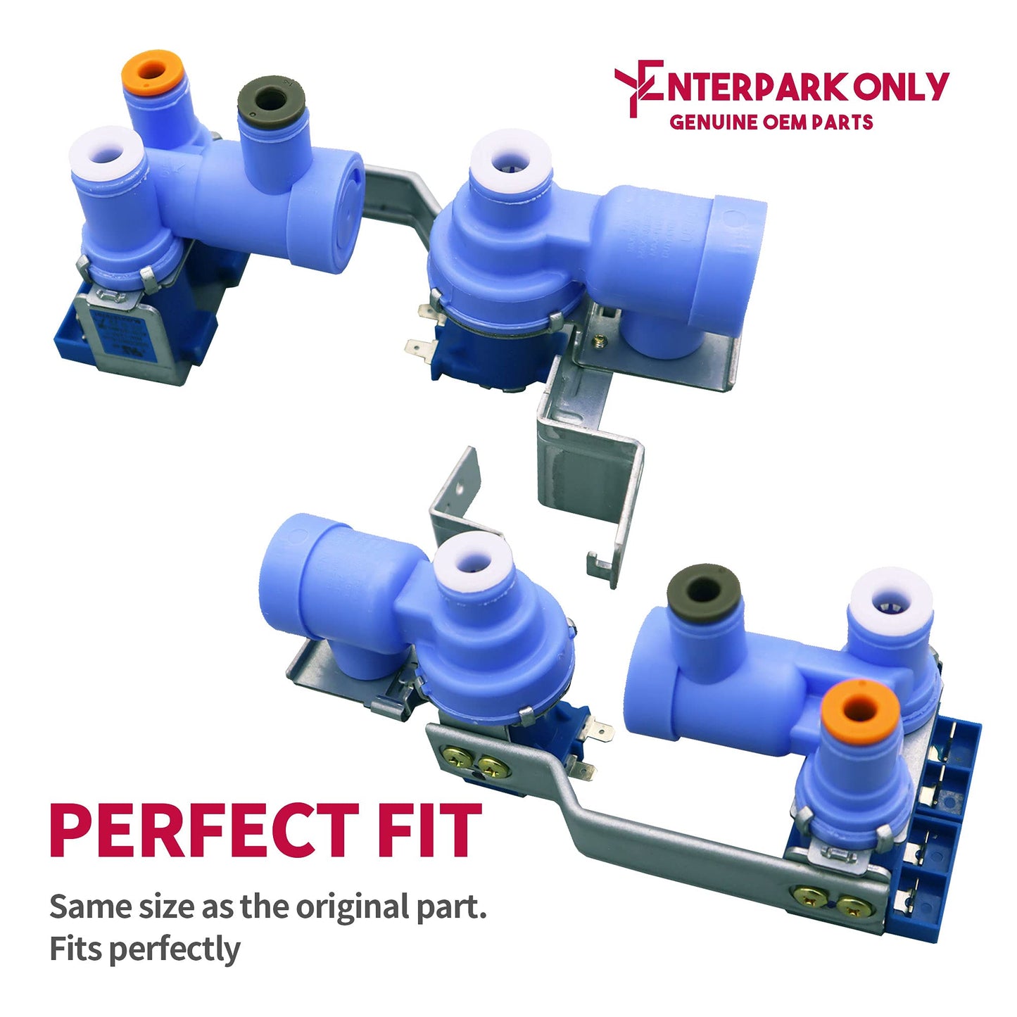 Enterpark 5221JA2006D Refrigerator Water Inlet Valve for LG Replaces AP4445614 PS3527457 EA3527457 PS3527457 1266849 AJU34125501 AJU34125513