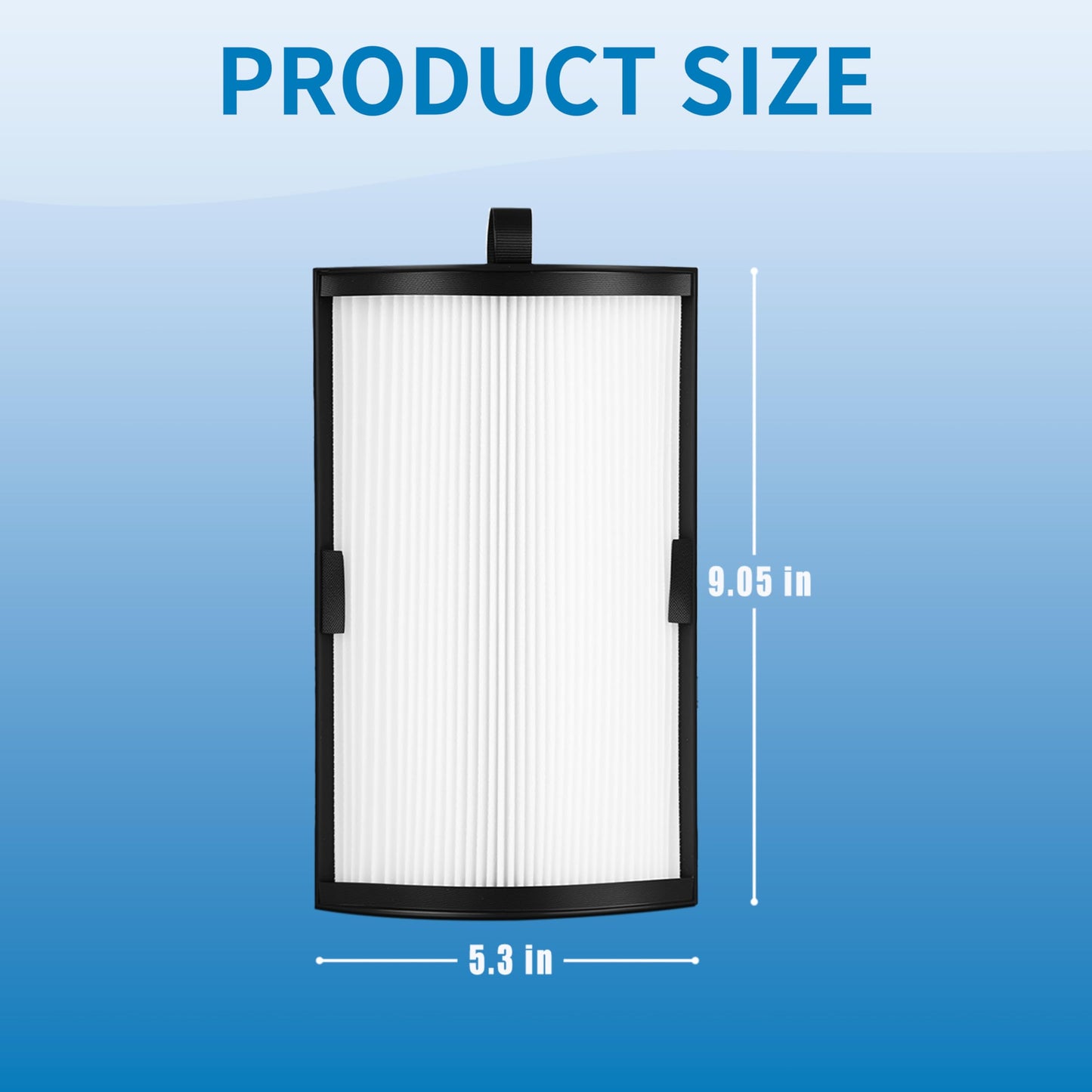 Alvamoyle H-HF500-VP Replacement Filter, Compatible with Hunter HPF500 HPF520 Tower Air Purifier HP500FBLS HP500FGRS HP500FWHS, Part Number H-HF500-VP/H-PF500, 2 Pack