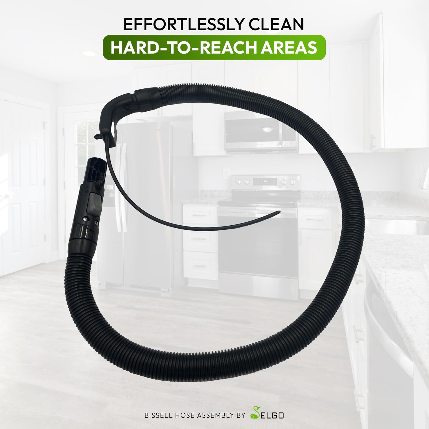 Selgo Replacement Hose with cuff and duct intake for Bissell Vacuum Cleaner, Replaceable Vacuum Cleaner Hose Compatible with Spot Clean Carpet Cleaner | Vacuum Hoses