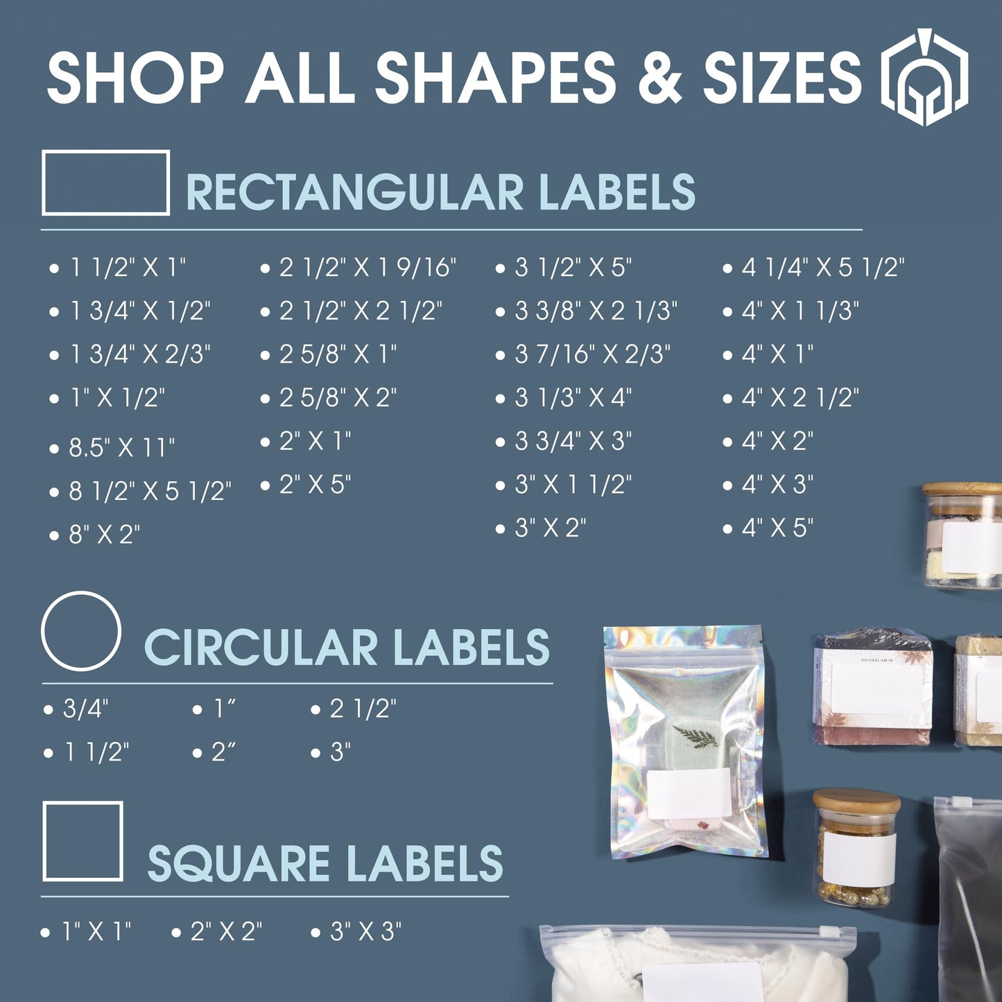 3" X 2" Matte White Printable Shipping Labels (250 Sheets, 2500 Stickers) Mailing and Address Labels, Product Packaging Stickers for Laser & Inkjet Printers - Spartan Industrial Template R011