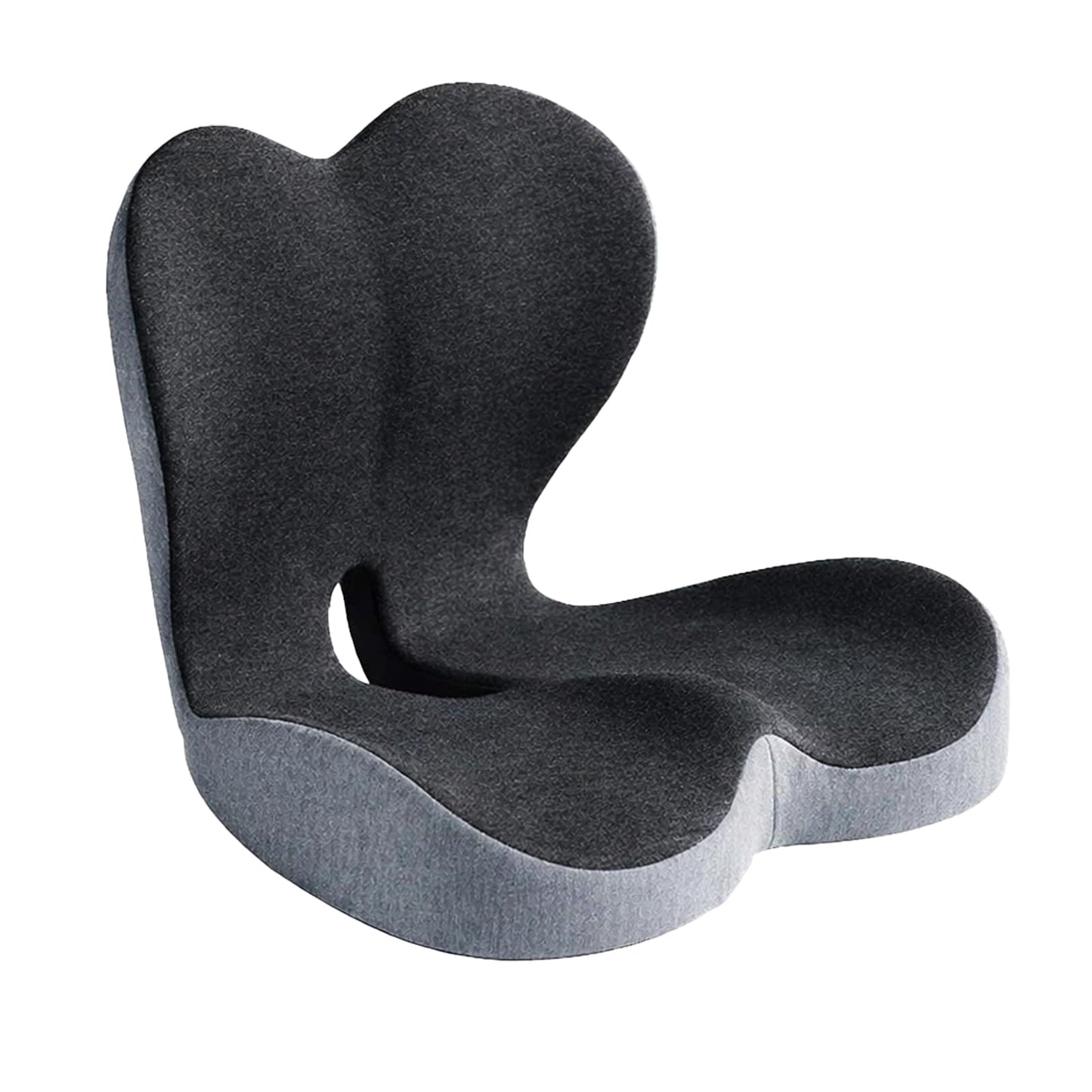Memory Foam Seat Cushion for Office Chair & Car Seat, Ergonomic Coccyx Cushion for Pressure Relief & Back Support, Non-Slip Comfort Cushion for Driving, Wheelchair, Desk Chair, Home & Travel
