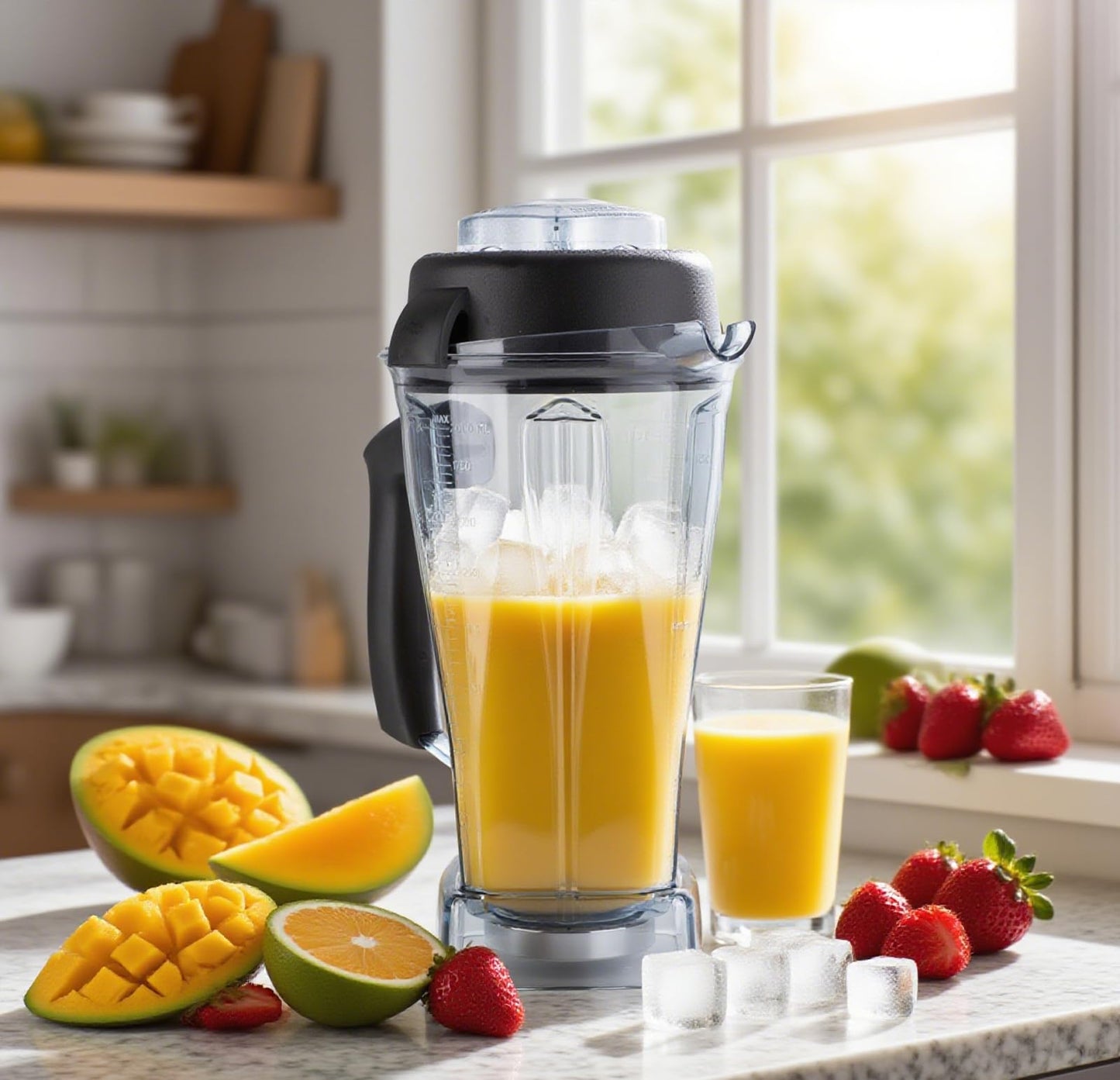 Blender Pitcher 64oz, Upgrade Replacement Pitcher Container Jar Cup Compatible with 5200 5300 6300 7500 VM0197 VM0101 VM0102 VM0103 E310 Classic Explorian Commercial Professional Series