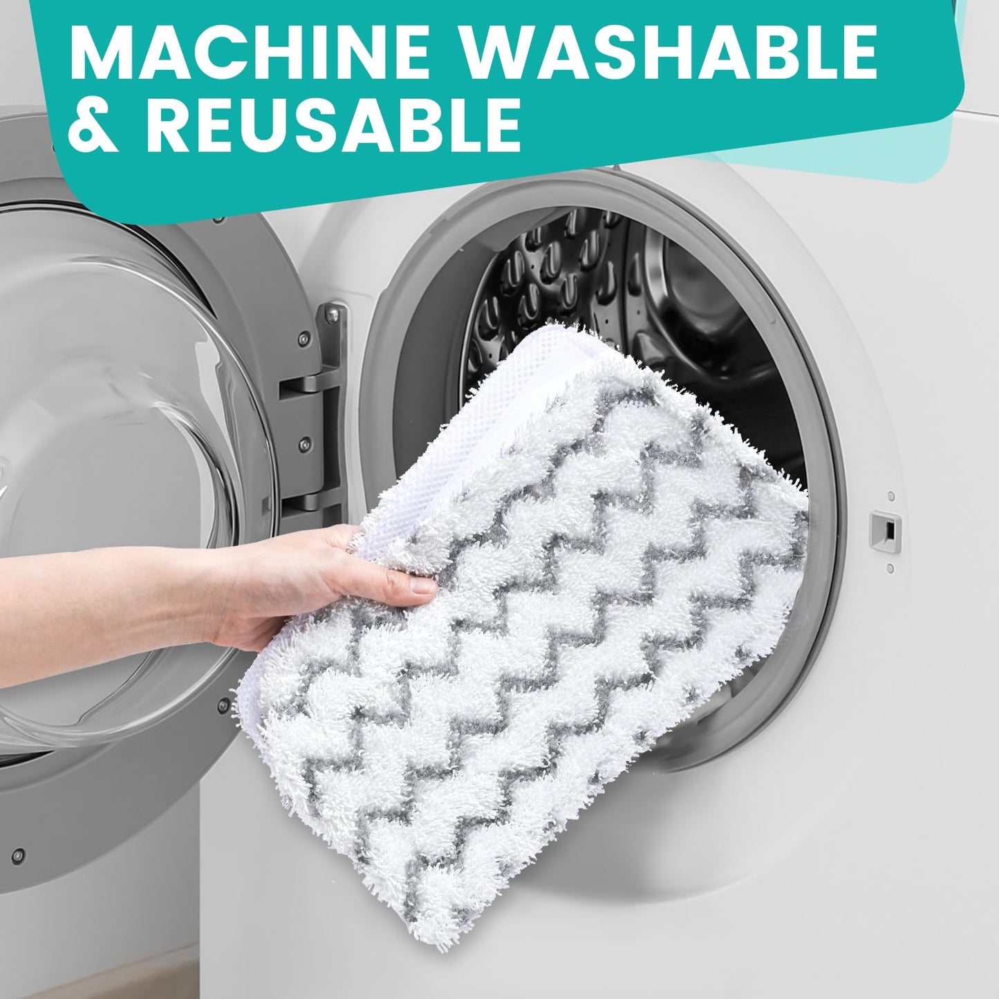14 Pack Steam Mop Replacement Pads Compatible with Shark Steam Mops S1000/S1000A/S1000C/S1000WM/S1001C, Floor Steamer Pads Washable, Reusable Microfiber Cleaner Pads