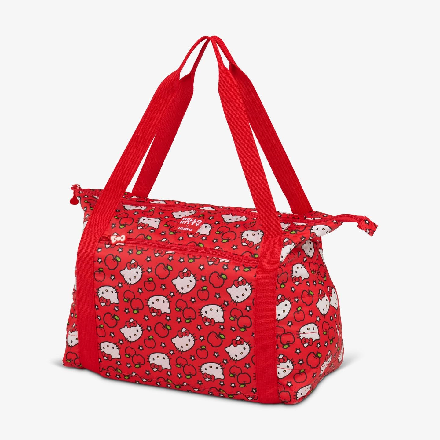 Igloo Hello Kitty Red Apples Packable Puffer 20-Can Cooler Bag | Insulated Soft Side Lunch Tote Portable