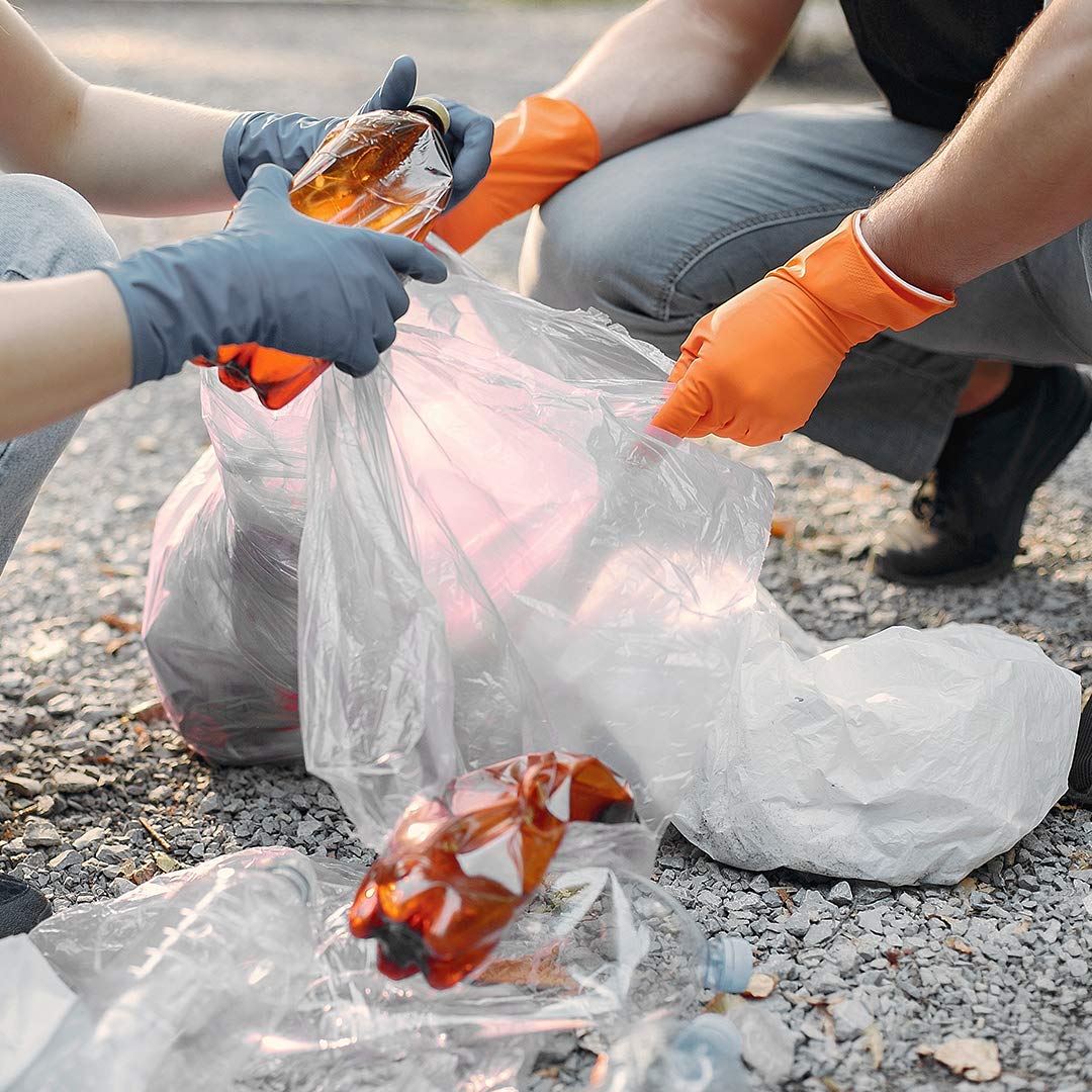 55-60 Gallon Trash Bags Heavy Duty, (MegaValue Pack 150 COUNT) Extra Large Clear 50-60 Garbage Bags, Bulk Trash Liners Perfect for Recycling, Office, Waste, Storage Use