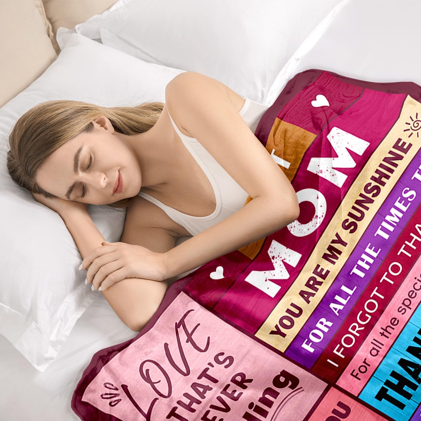 Gifts for Mom from Daughter & Son - Best Mom Ever Gifts - Blanket for Moms Birthday Gift - Christmas Anniversary Mothers Day Presents Ideas for Women - Gift for Mother - to My Mom's Blanket 60"x80"